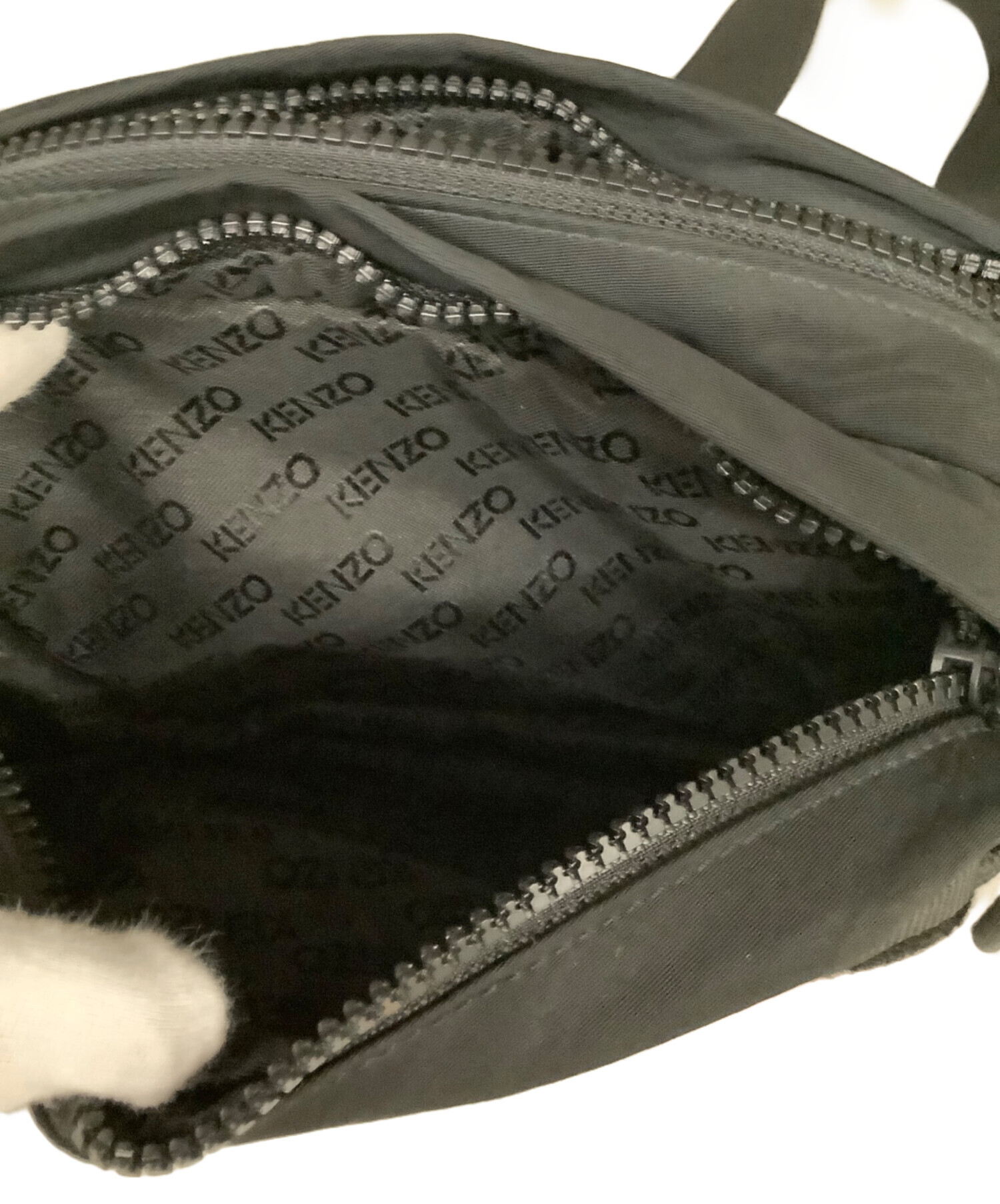 中古・古着通販】KENZO (ケンゾー) ウエストポーチ ブラック｜ブランド