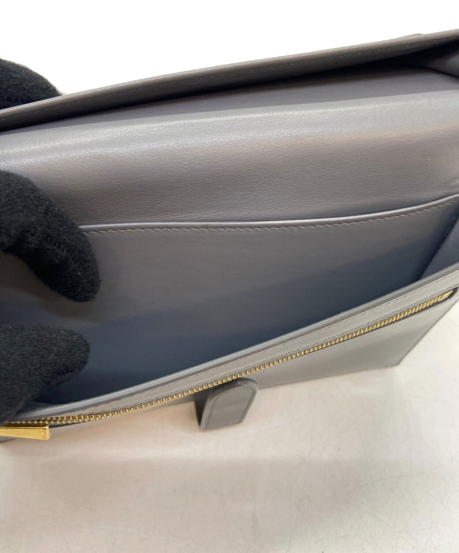 中古・古着通販】CELINE (セリーヌ) 2つ折り財布 グレー｜ブランド