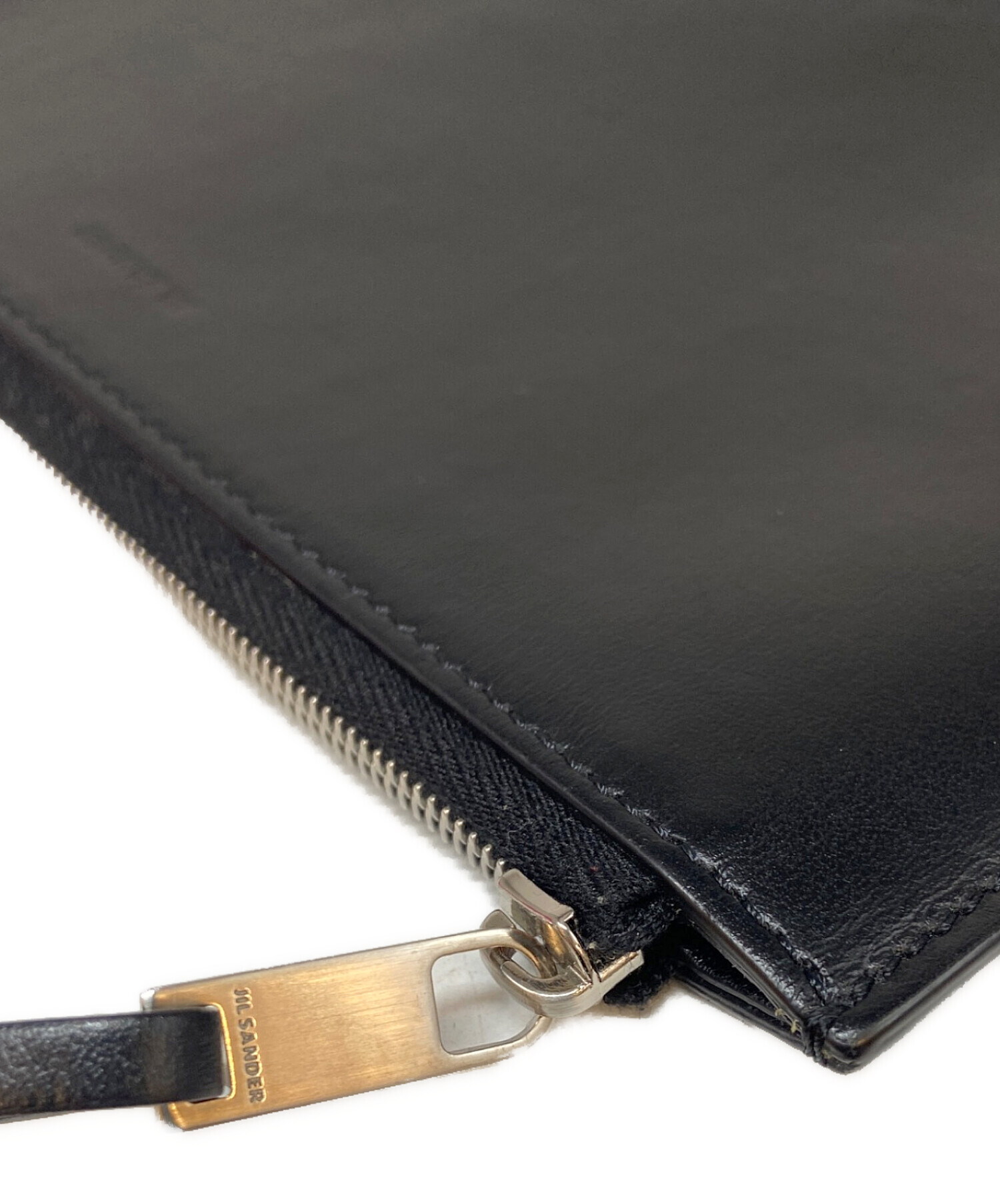 中古・古着通販】JIL SANDER (ジルサンダー) クラッチバッグ ブラック