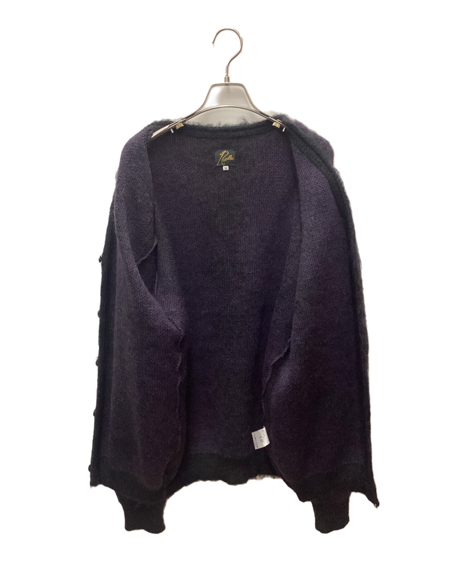 中古・古着通販】Needles (ニードルズ) 厚手カーディガン パープル