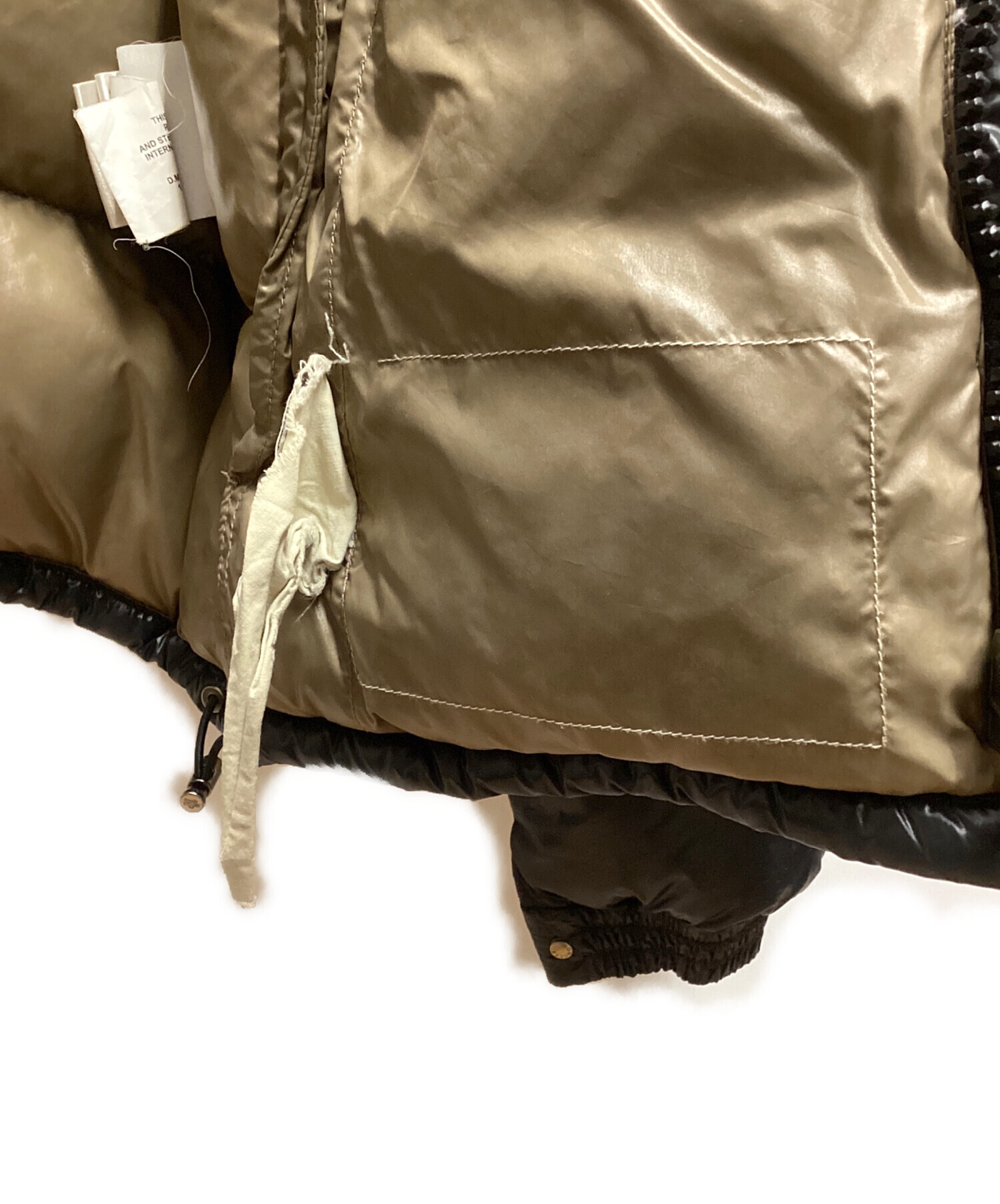 中古・古着通販】MONCLER (モンクレール) ダウンジャケット ブラック