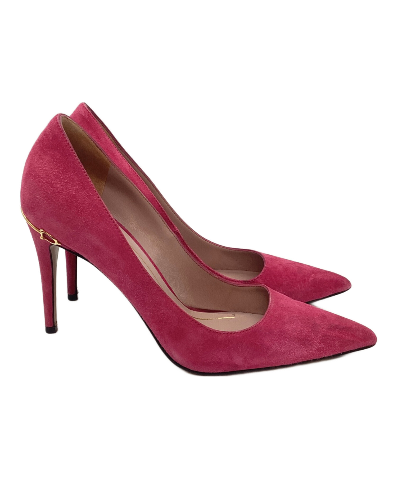 中古・古着通販】GUCCI (グッチ) ピンヒールパンプス ピンク サイズ:35