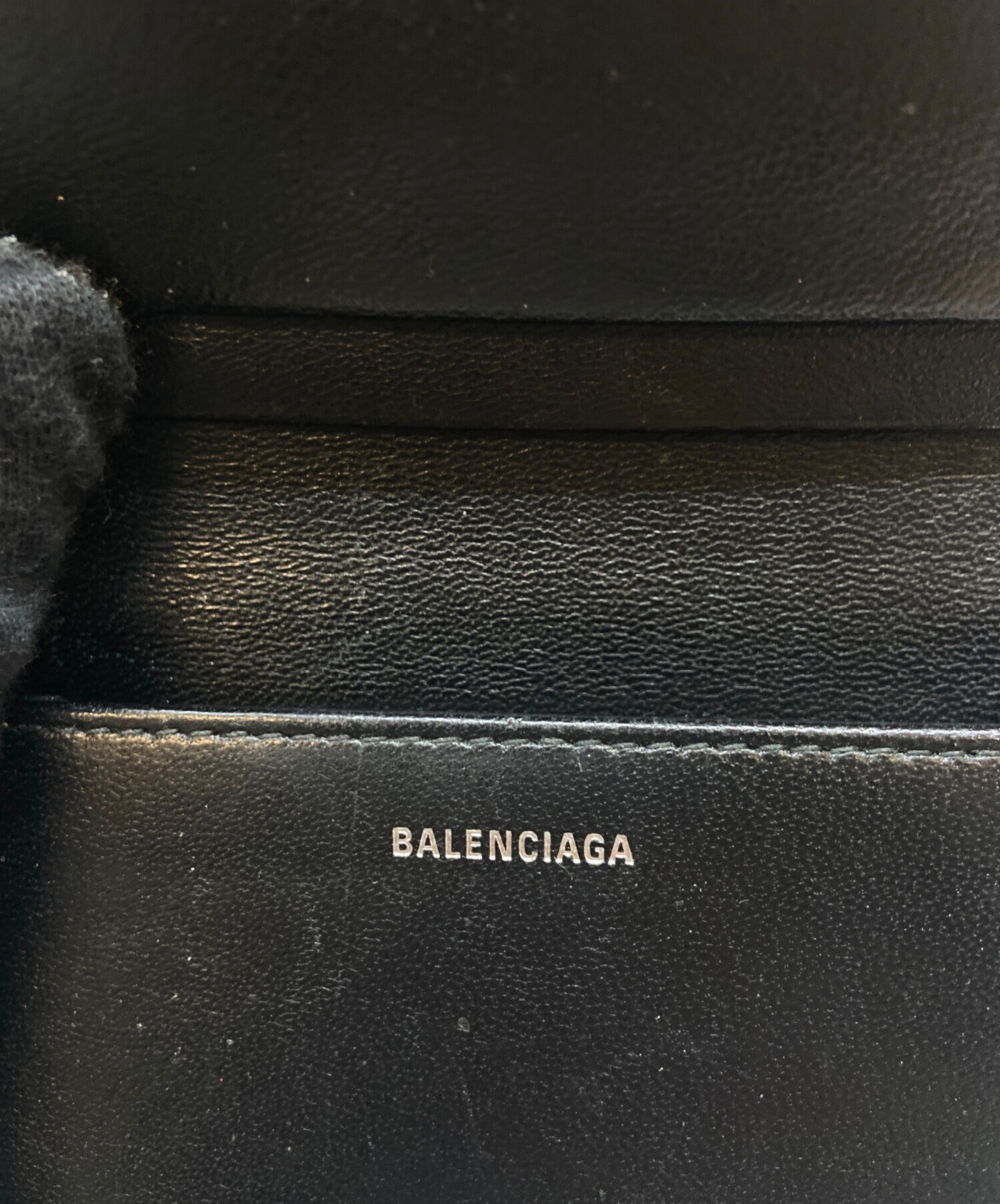 中古・古着通販】BALENCIAGA (バレンシアガ) カードケース ブラック