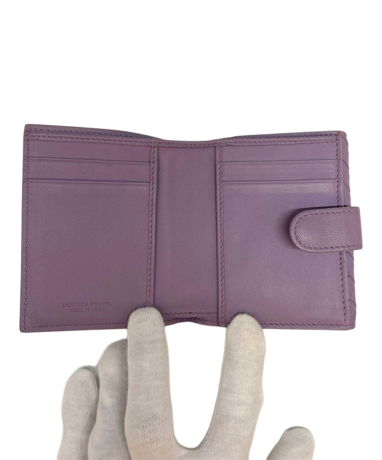 中古・古着通販】BOTTEGA VENETA (ボッテガベネタ) 2つ折り財布