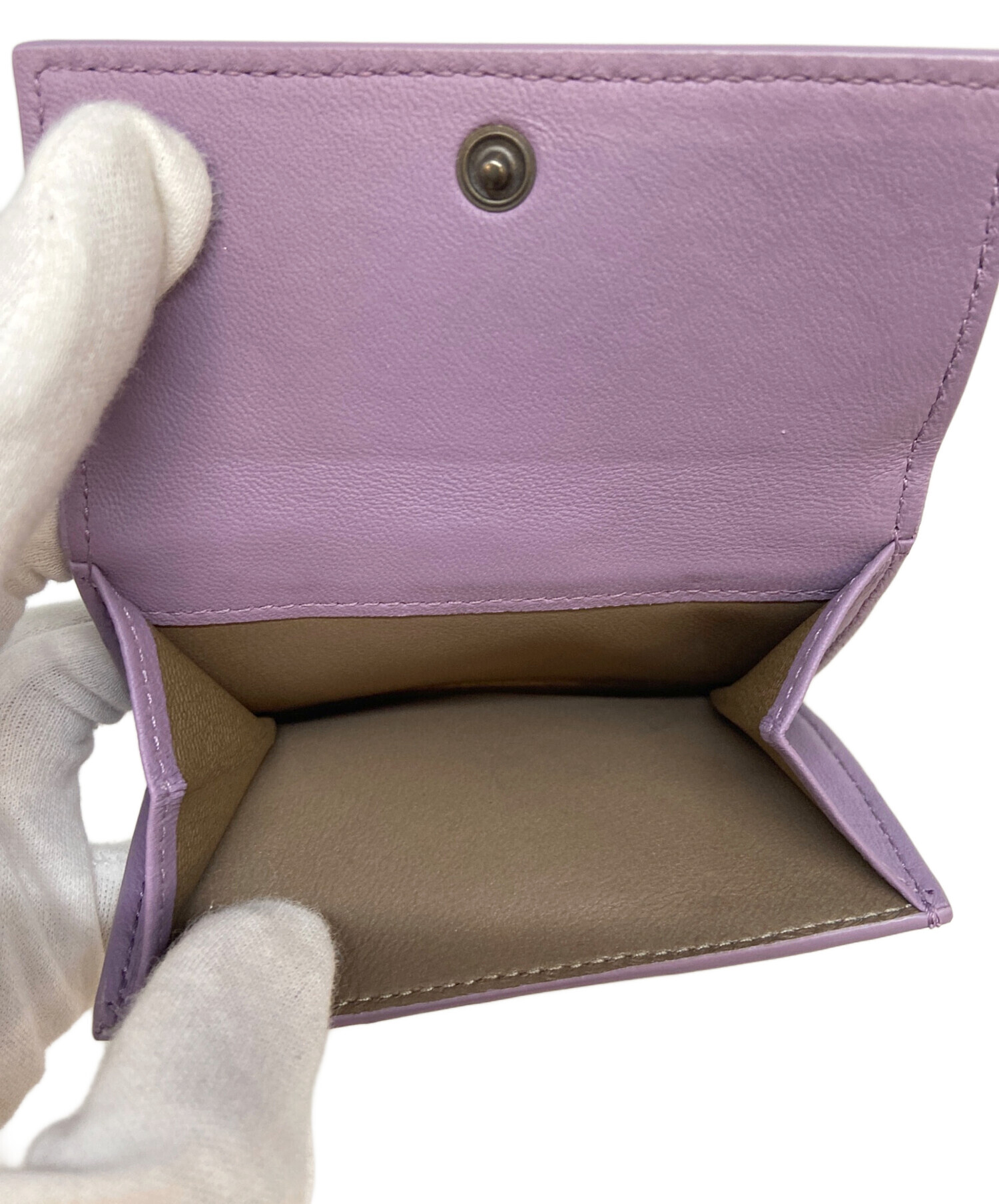 中古・古着通販】BOTTEGA VENETA (ボッテガベネタ) 2つ折り財布