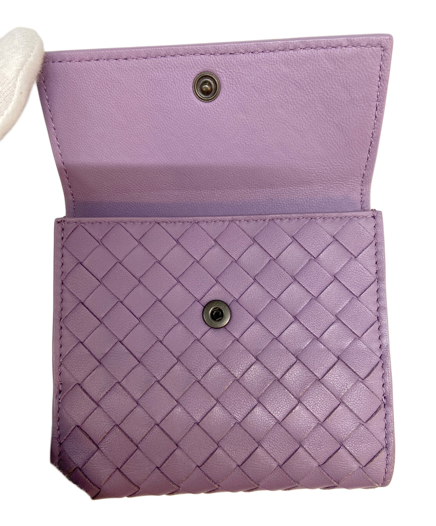中古・古着通販】BOTTEGA VENETA (ボッテガベネタ) 2つ折り財布