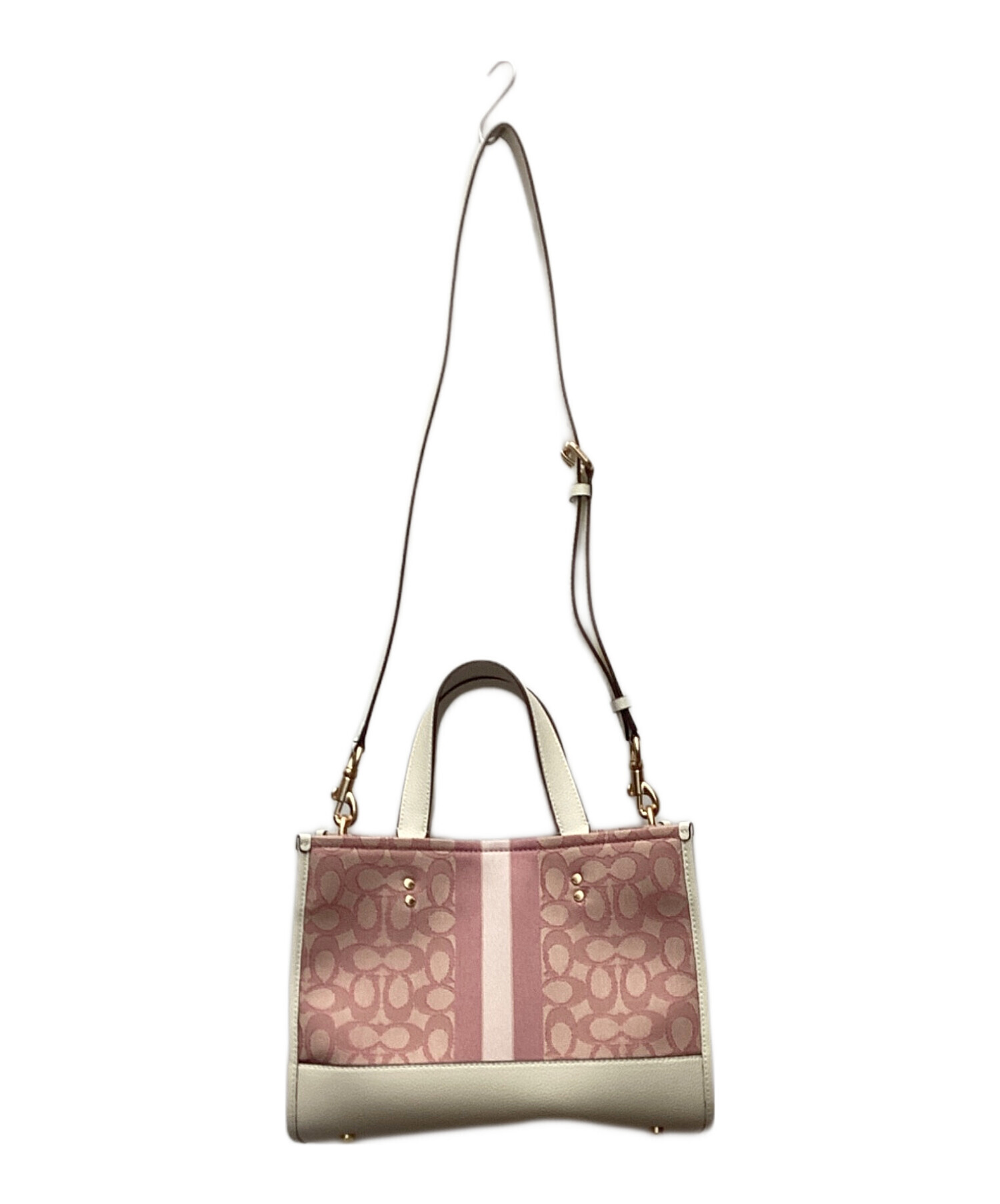 新品未使用♡コーチ 2way シグネチャー ピンクハンドバッグ ショルダーバック COACH ピンク ハンドバッグ ショルダーバッグ