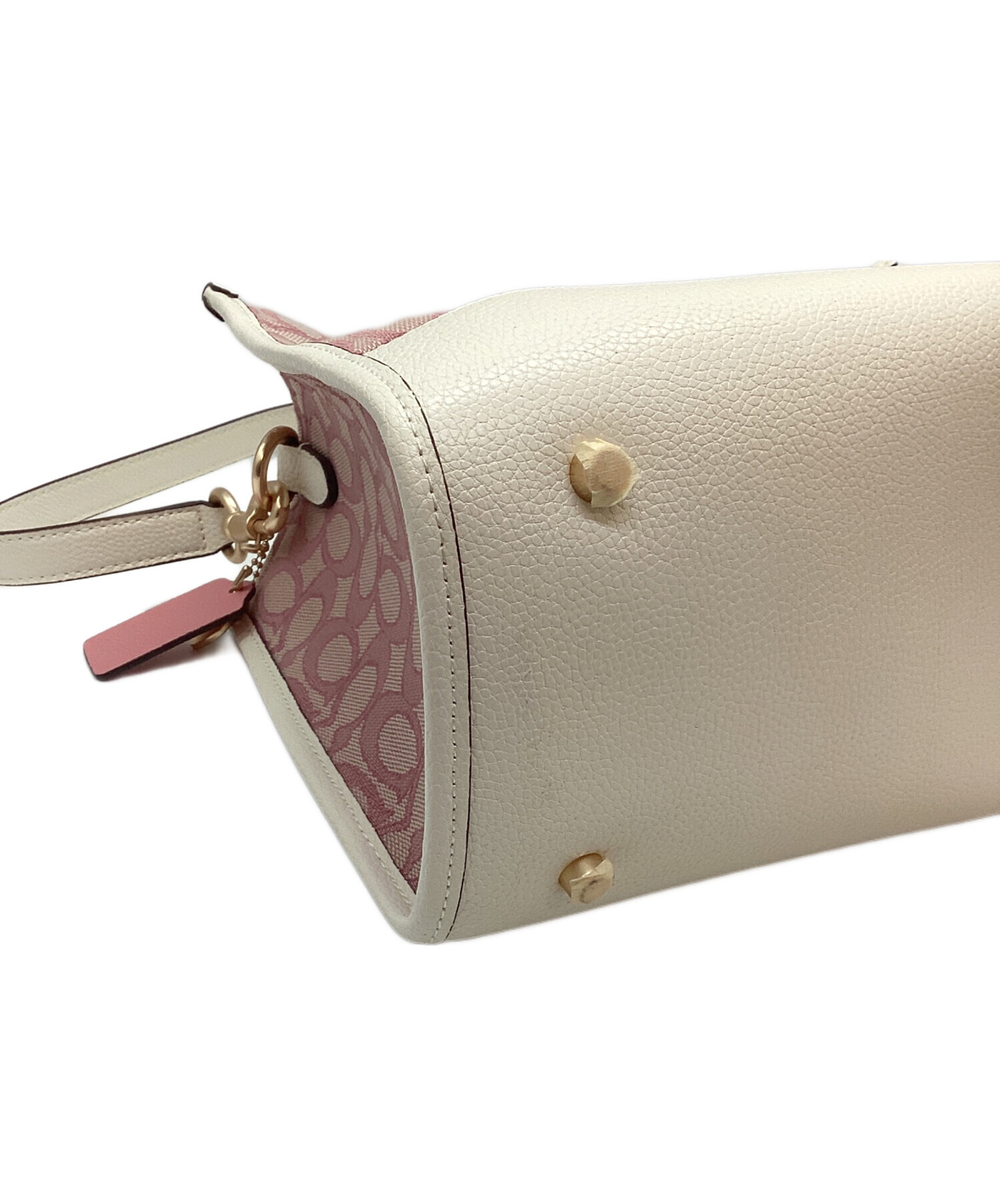 中古・古着通販】COACH (コーチ) 2WAYショルダーバッグ ピンク