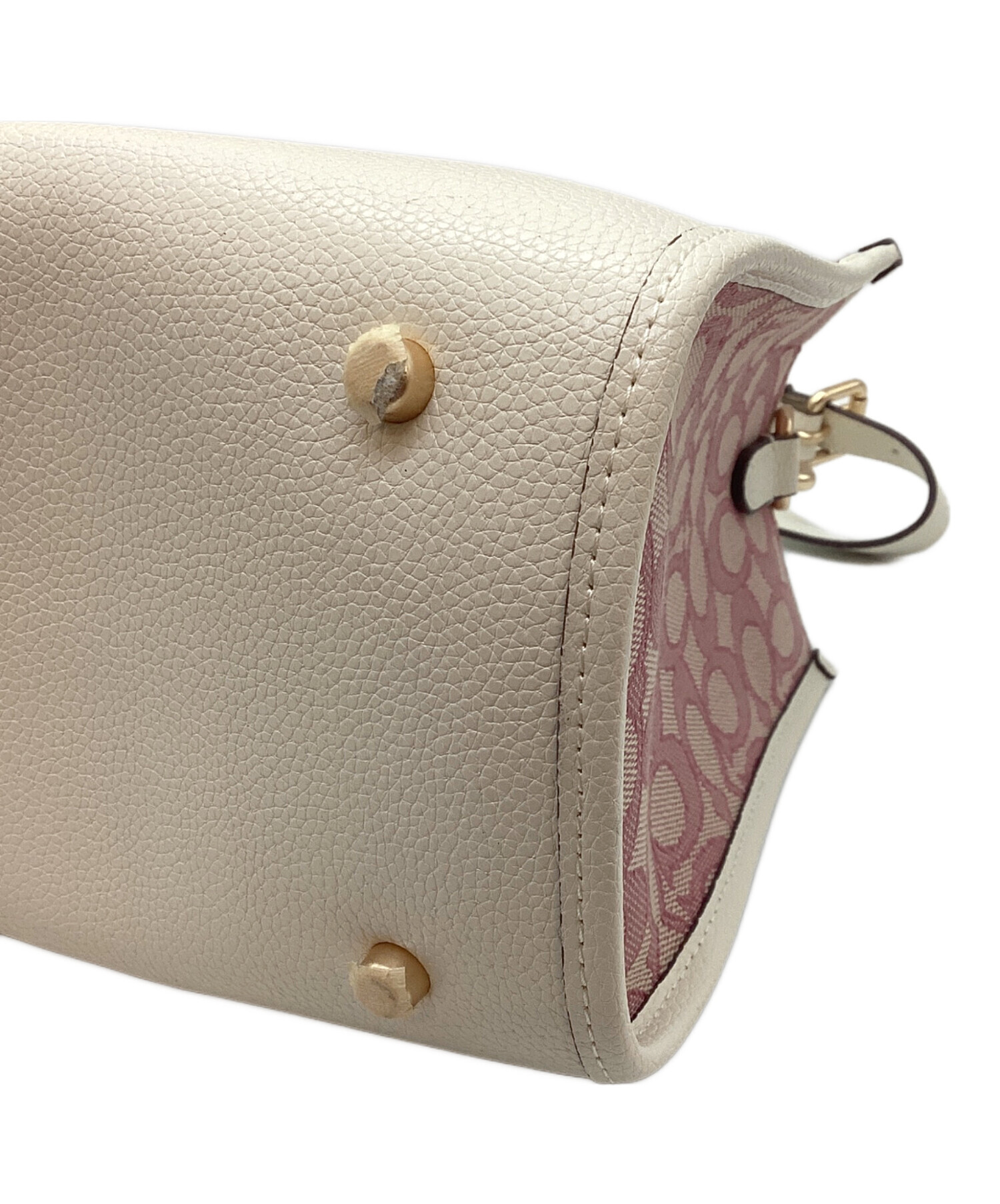 中古・古着通販】COACH (コーチ) 2WAYショルダーバッグ ピンク