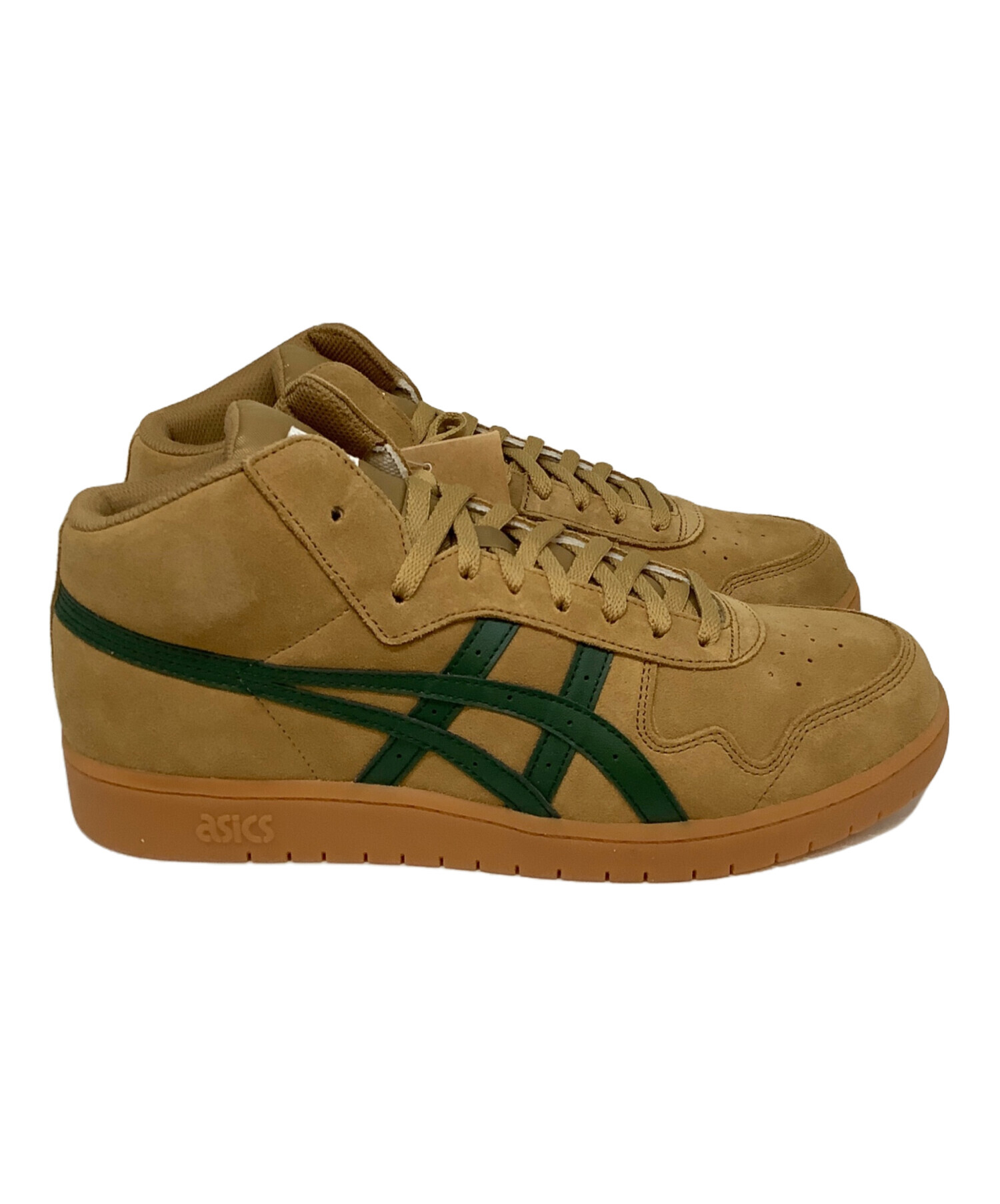 中古・古着通販】asics (アシックス) ミッドカットスニーカー ブラウン