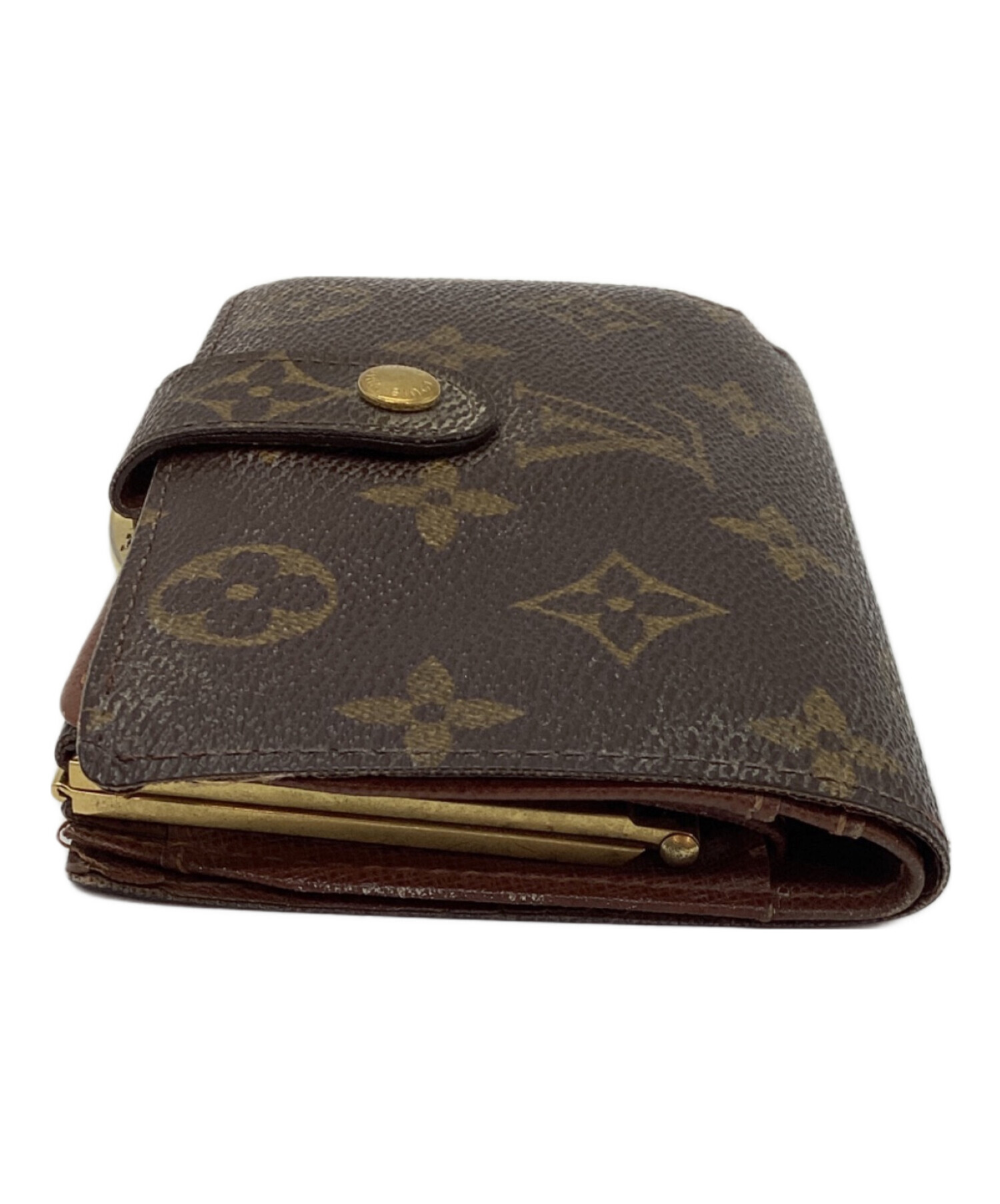 中古・古着通販】LOUIS VUITTON (ルイ ヴィトン) 2つ折り財布 ブラウン