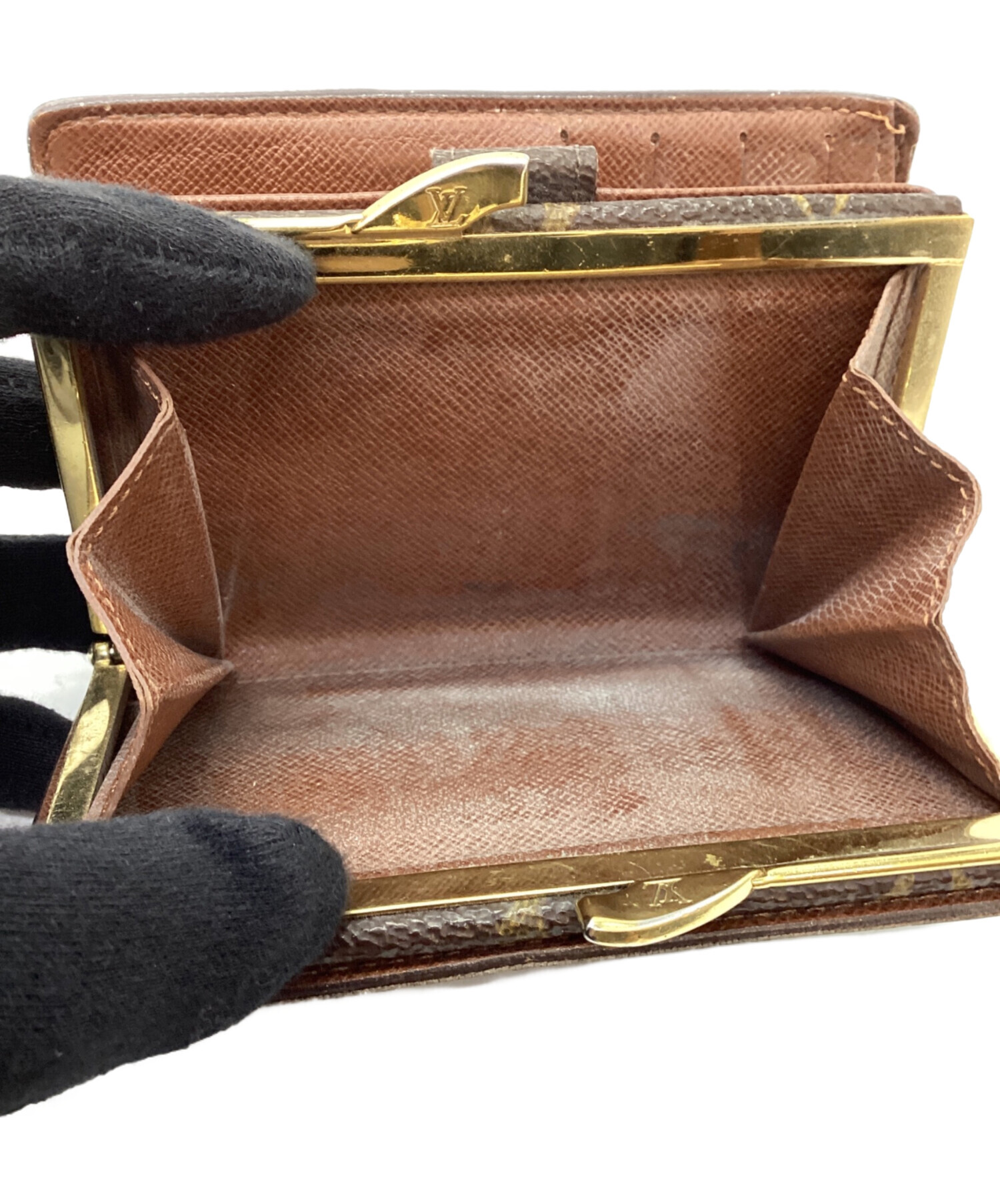 中古・古着通販】LOUIS VUITTON (ルイ ヴィトン) 2つ折り財布 ブラウン