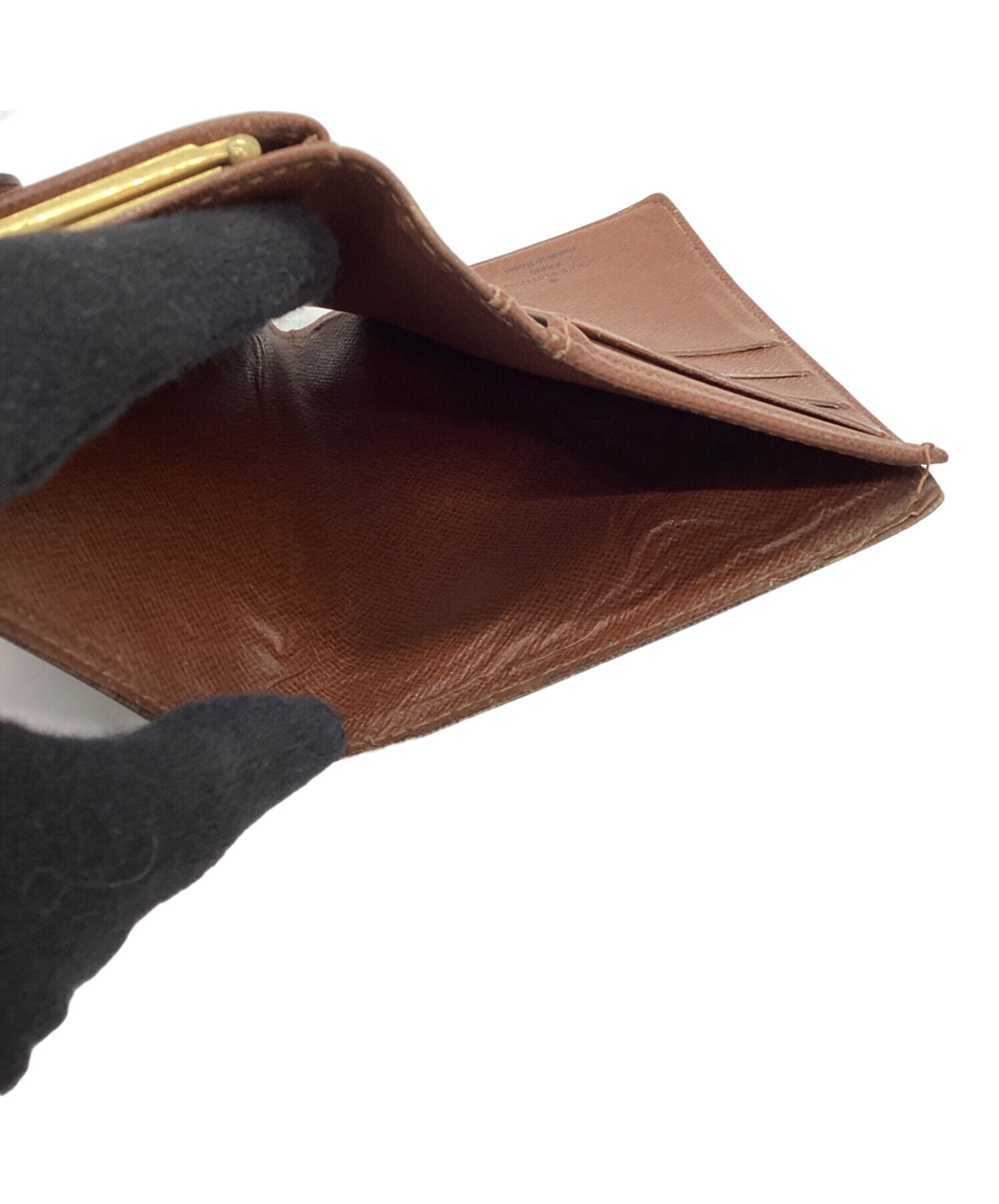 中古・古着通販】LOUIS VUITTON (ルイ ヴィトン) 2つ折り財布 ブラウン