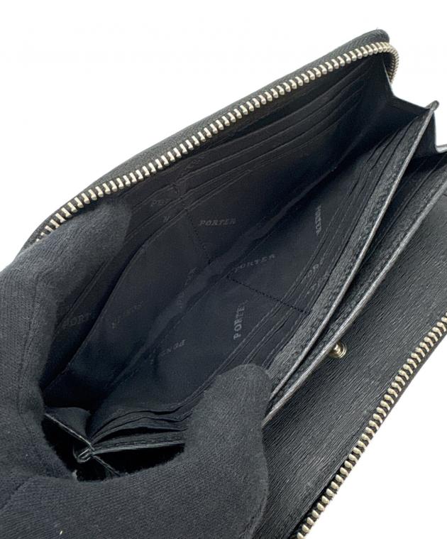中古・古着通販】PORTER (ポーター) 長財布/カレント ブラック