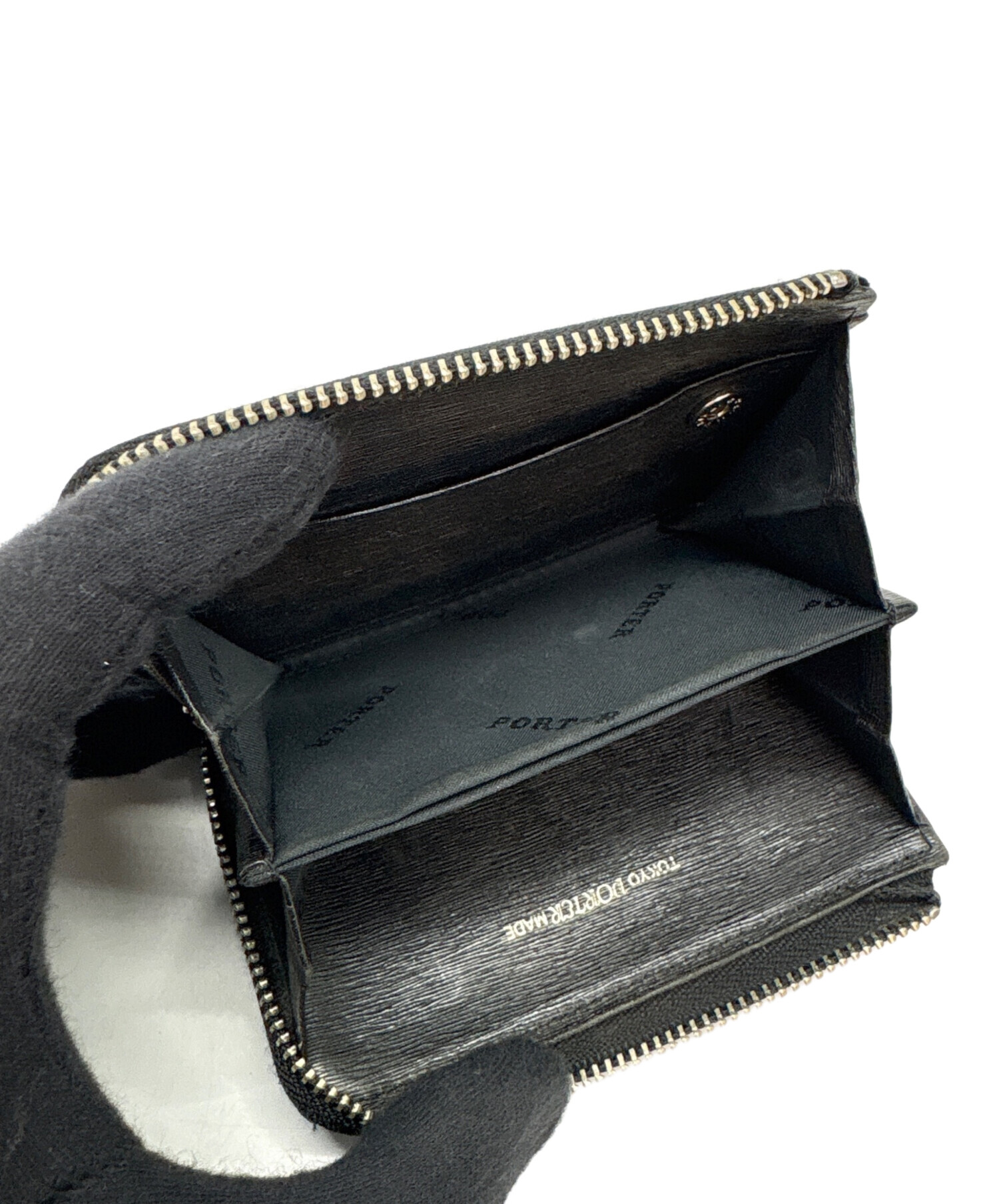 中古・古着通販】PORTER (ポーター) コインケース/カレント ブラック