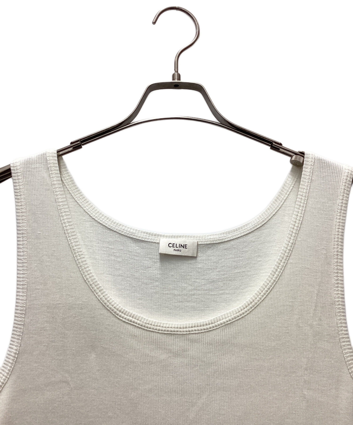 中古・古着通販】CELINE (セリーヌ) Triomphe Embroidery Tank Top