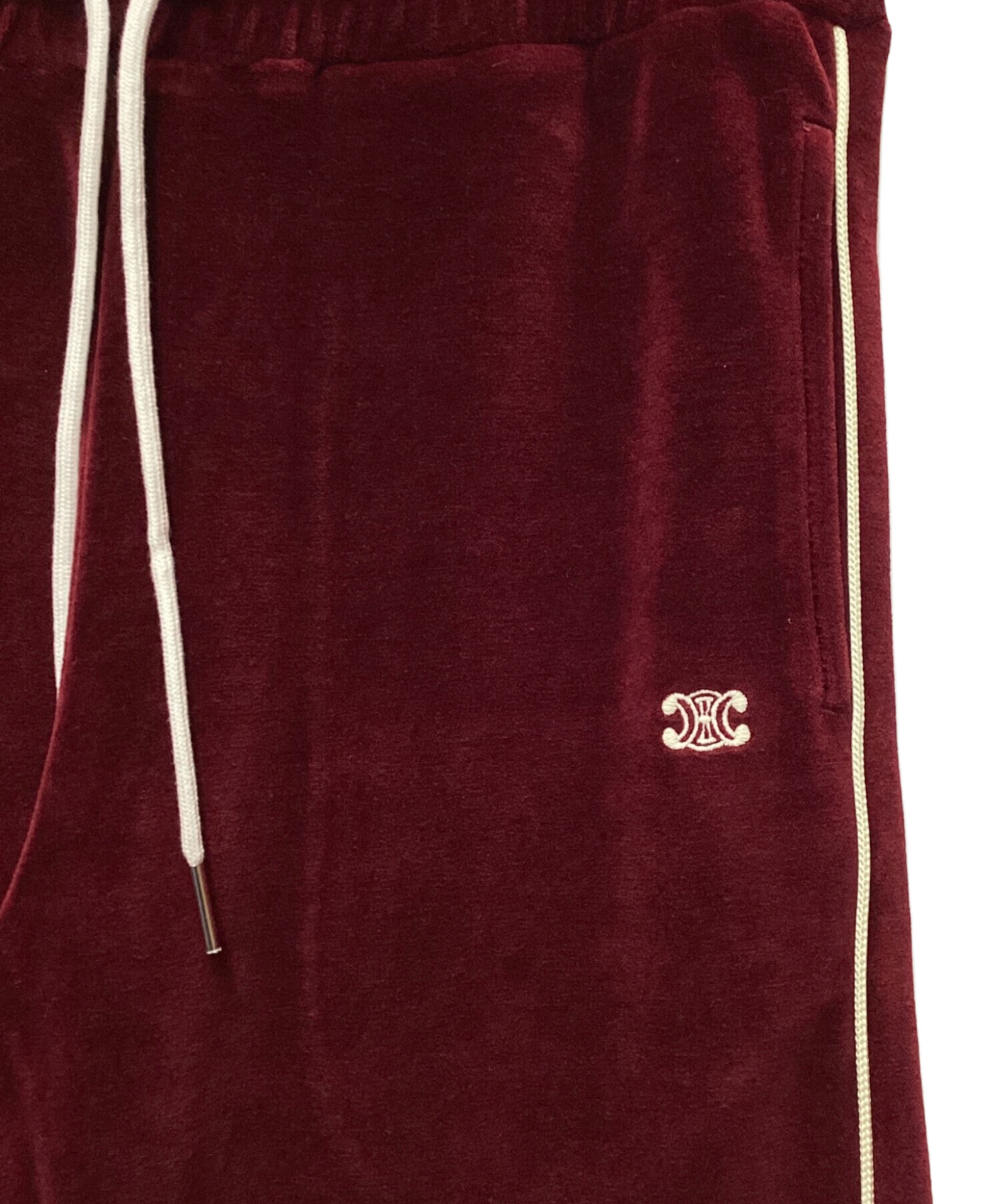 中古・古着通販】CELINE (セリーヌ) トリオンフ刺繍ベロアイージー