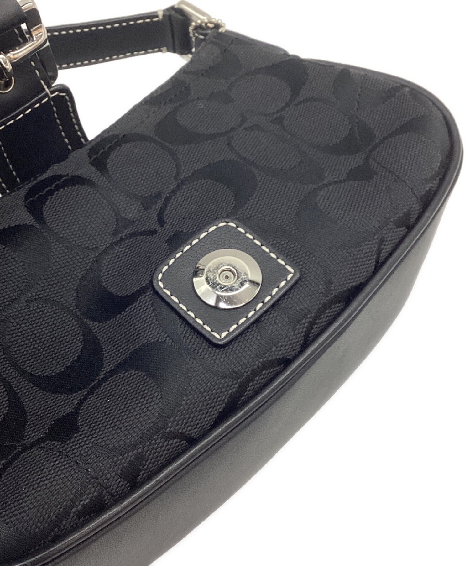 中古・古着通販】COACH (コーチ) ミニバッグ ブラック｜ブランド・古着