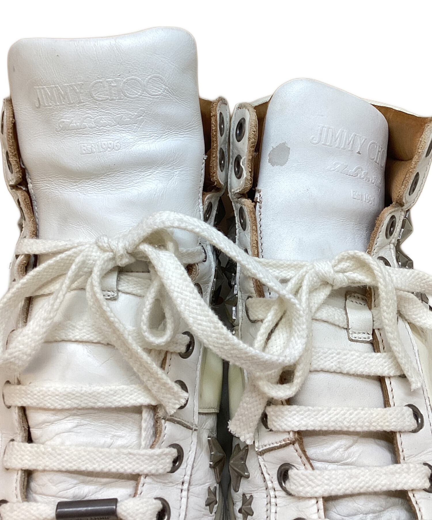 中古・古着通販】JIMMY CHOO (ジミーチュウ) ハイカットスニーカー