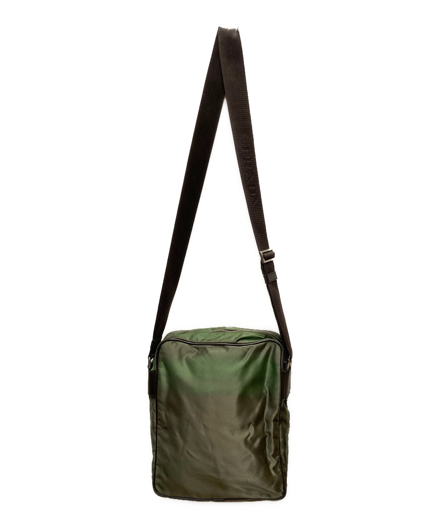 Prada オリーブグリーン ショルダーバッグ PRADA オリーブグリーン ショルダーバッグ - メルカリ