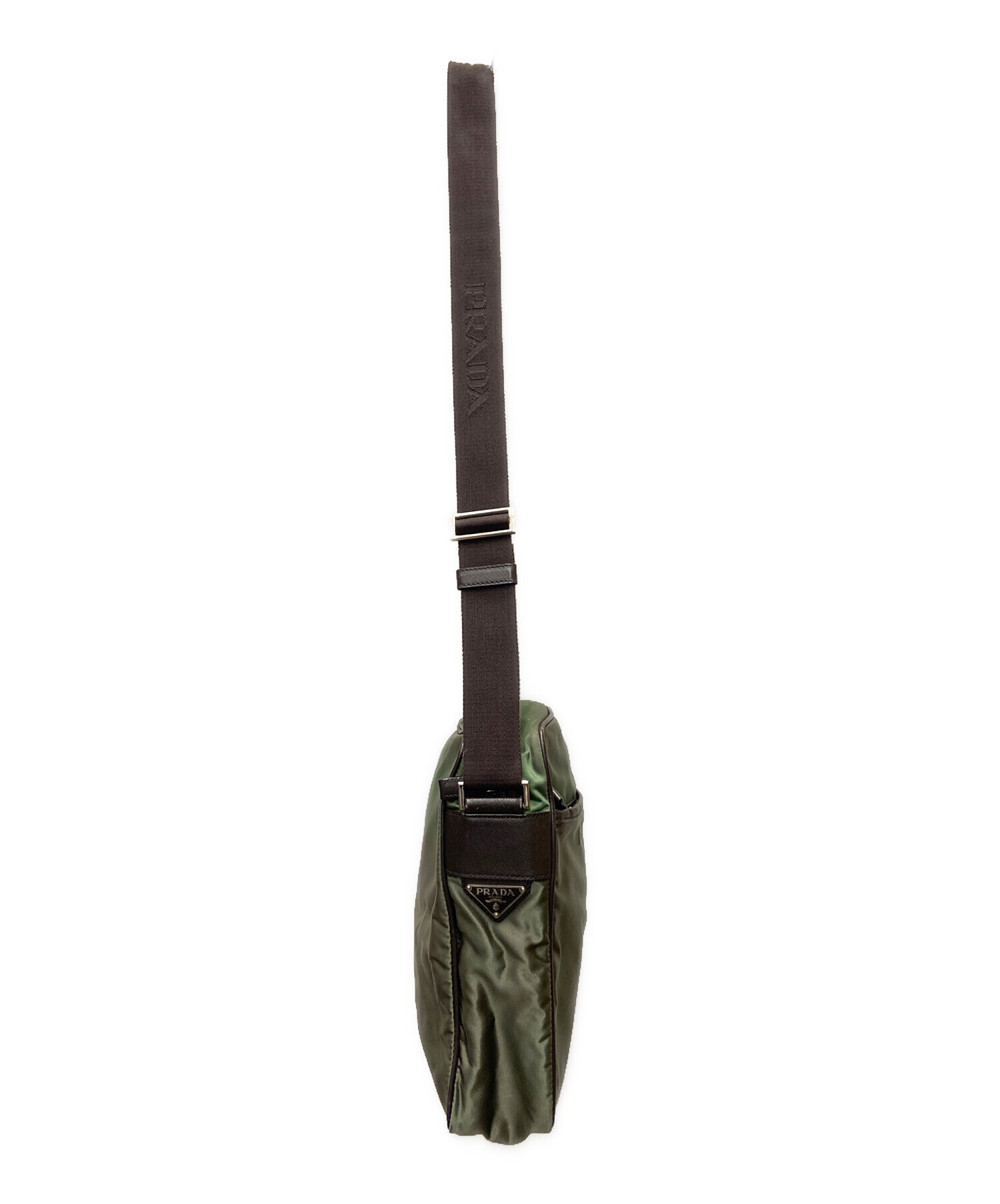 中古・古着通販】PRADA (プラダ) ショルダーバッグ グリーン｜ブランド