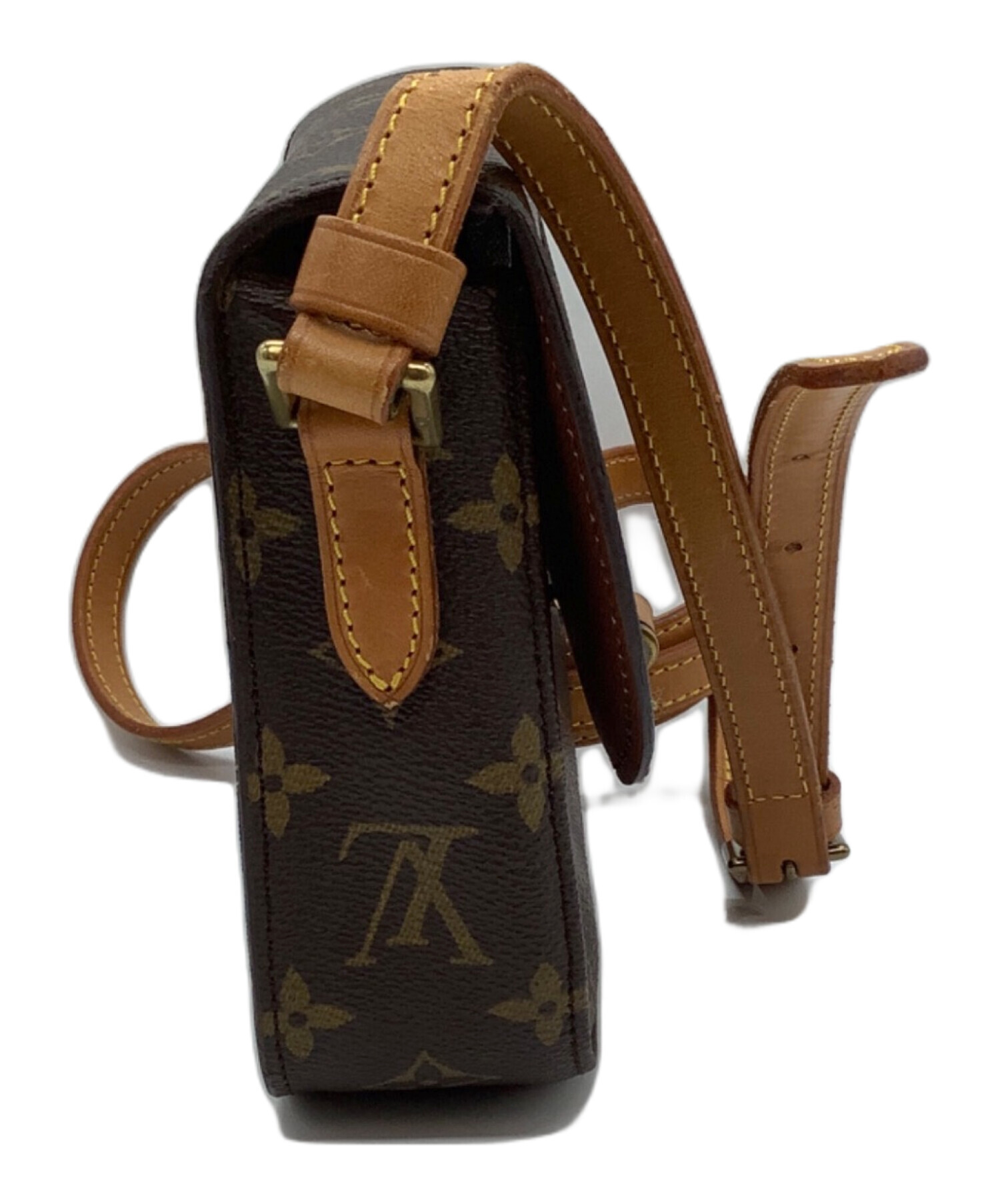 LOUIS VUITTON ルイヴィトン ショルダーバッグ  茶 【古着】【中古】【送料無料】 中古・古着通販】LOUIS VUITTON (ルイ ヴィトン) ショルダーバッグ