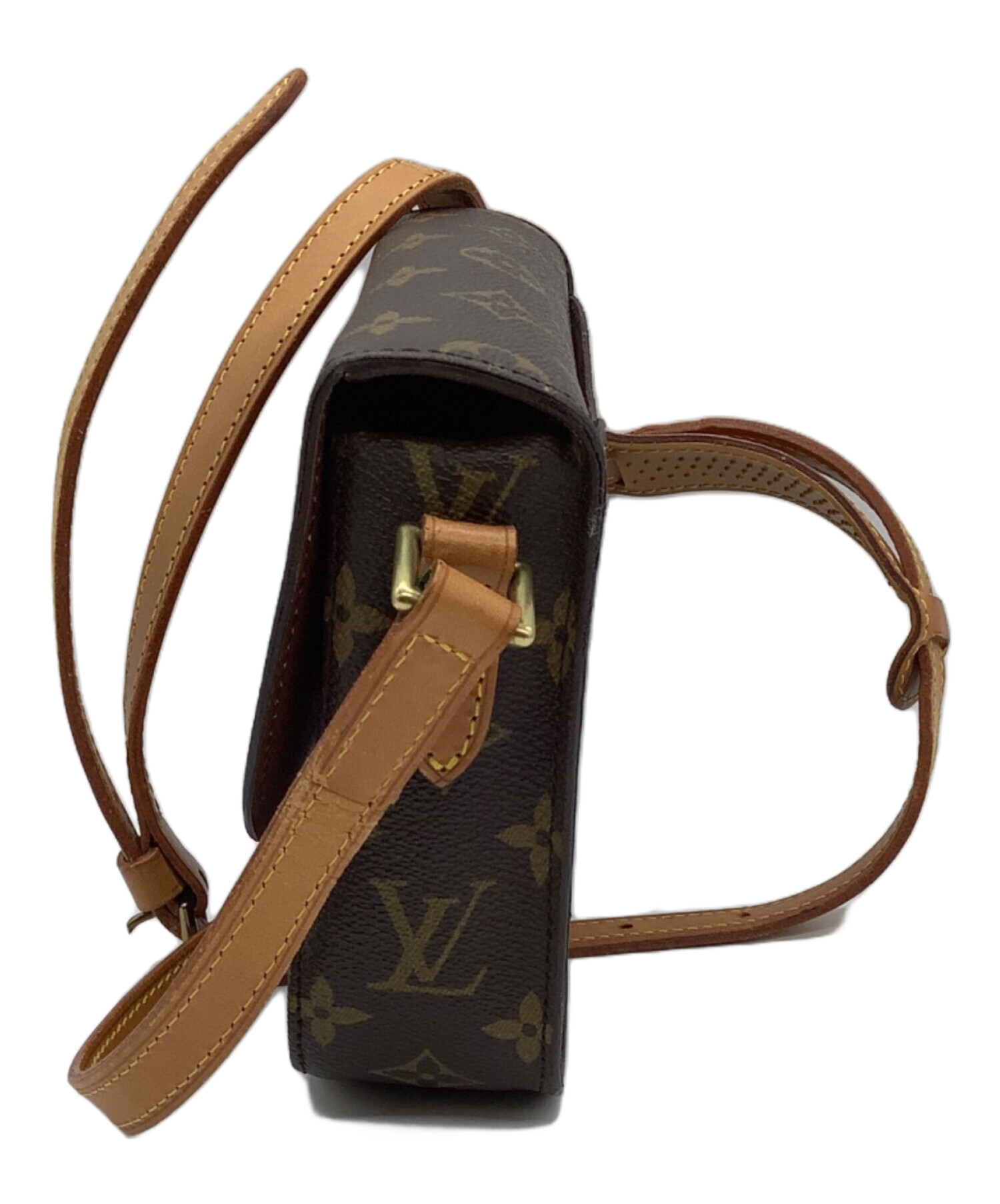 LOUIS VUITTON ルイヴィトン ショルダーバッグ  茶 【古着】【中古】【送料無料】 中古・古着通販】LOUIS VUITTON (ルイ ヴィトン) ショルダーバッグ