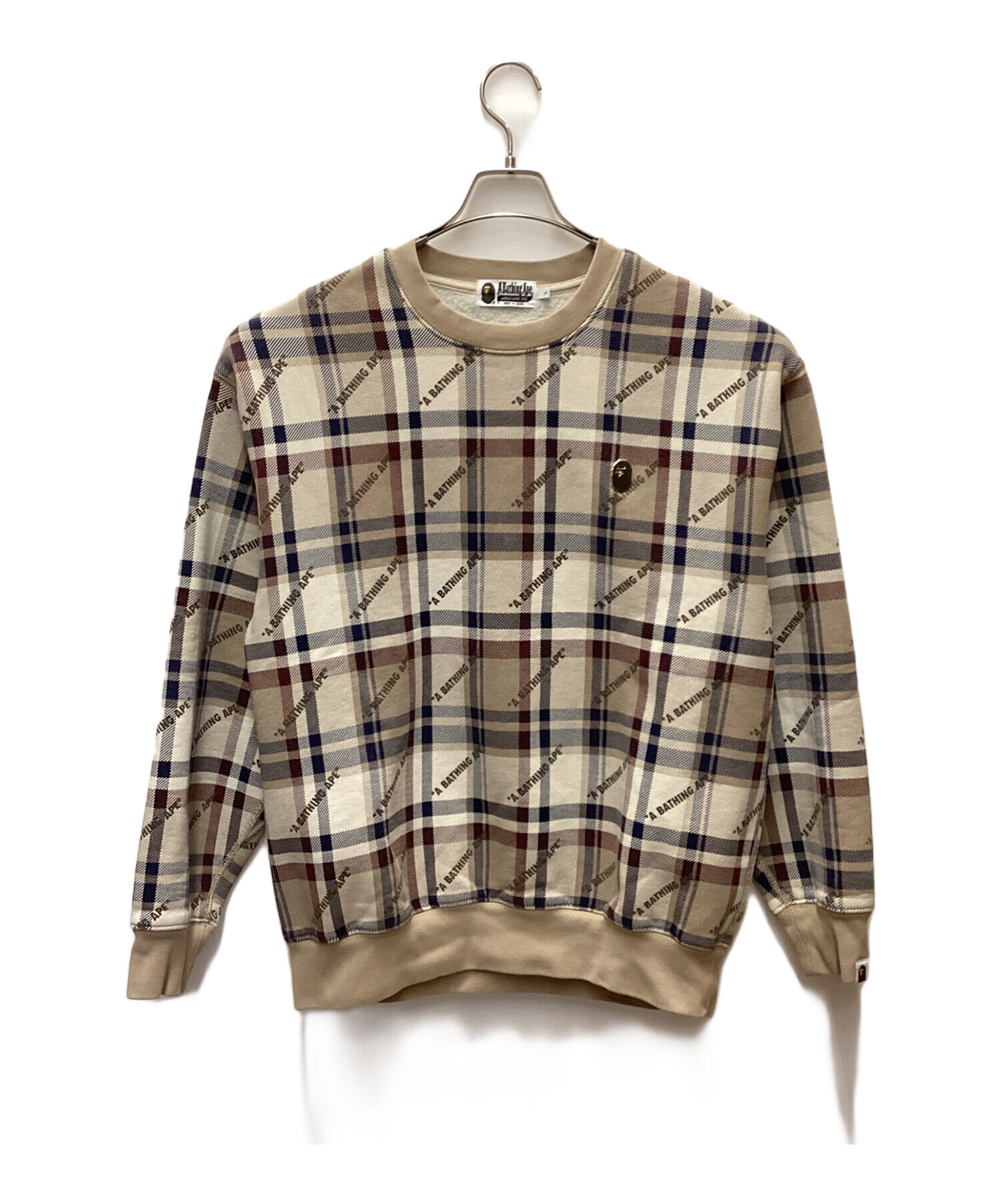 中古・古着通販】A BATHING APE (ア ベイシング エイプ) クルーネック 