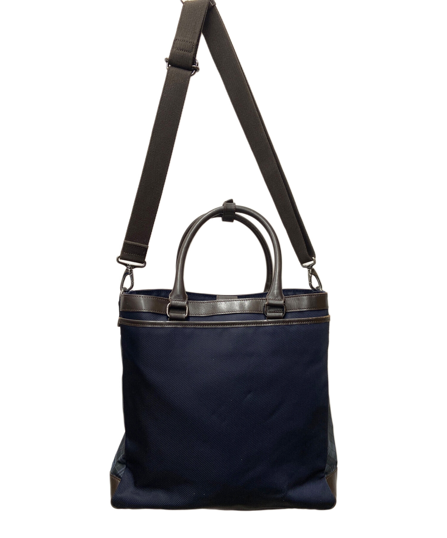 BURBERRY LONDON ボストンバッグ 2way ネイビー 超美品) Burberry(バーバリー)ボストンバッグ ビジネスバッグ｜Yahoo