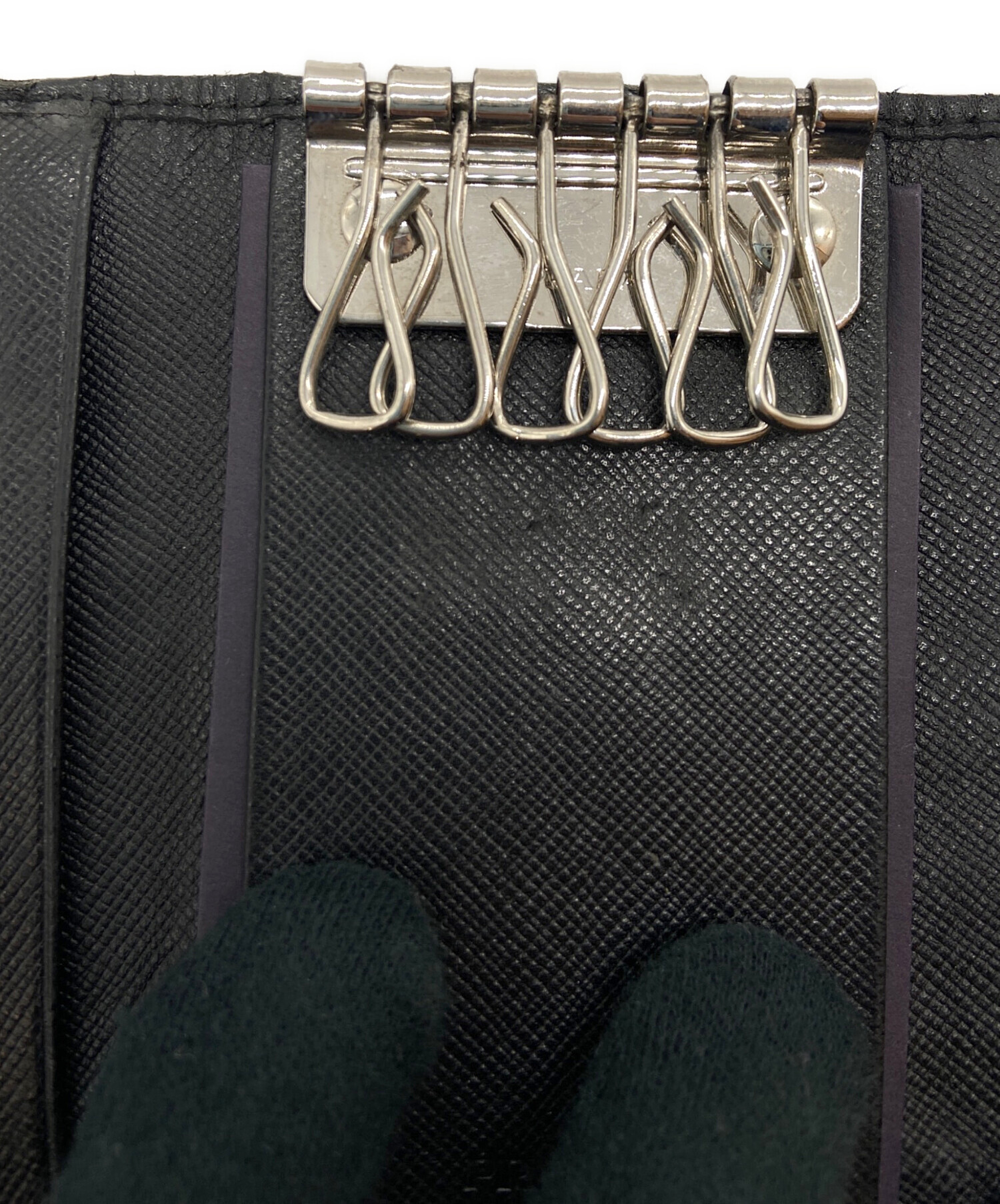 中古・古着通販】PRADA (プラダ) キーケース ブラック｜ブランド・古着