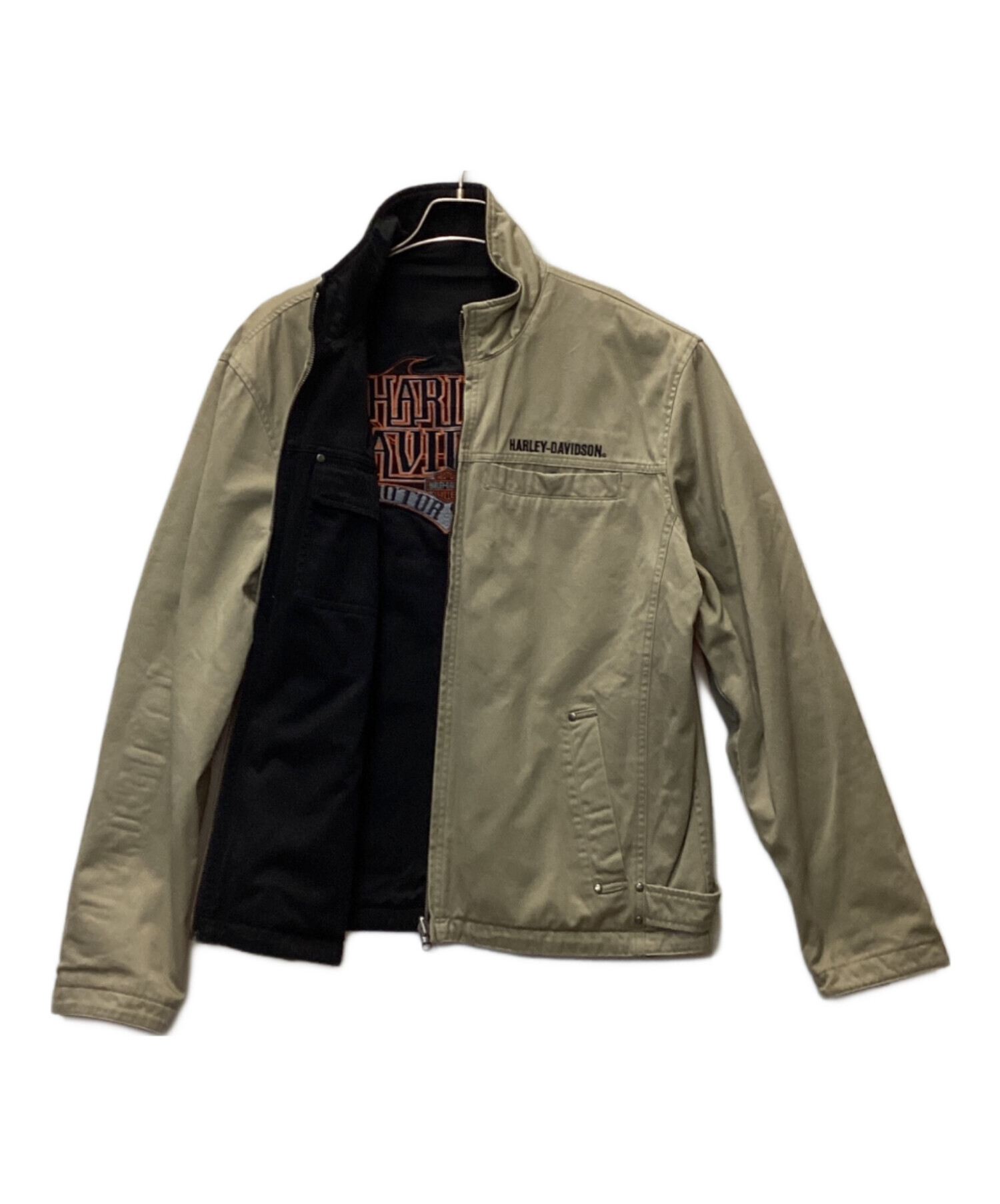 Harley-Davidson ボンバーリバーシブルジャケット ブラック HARLEY