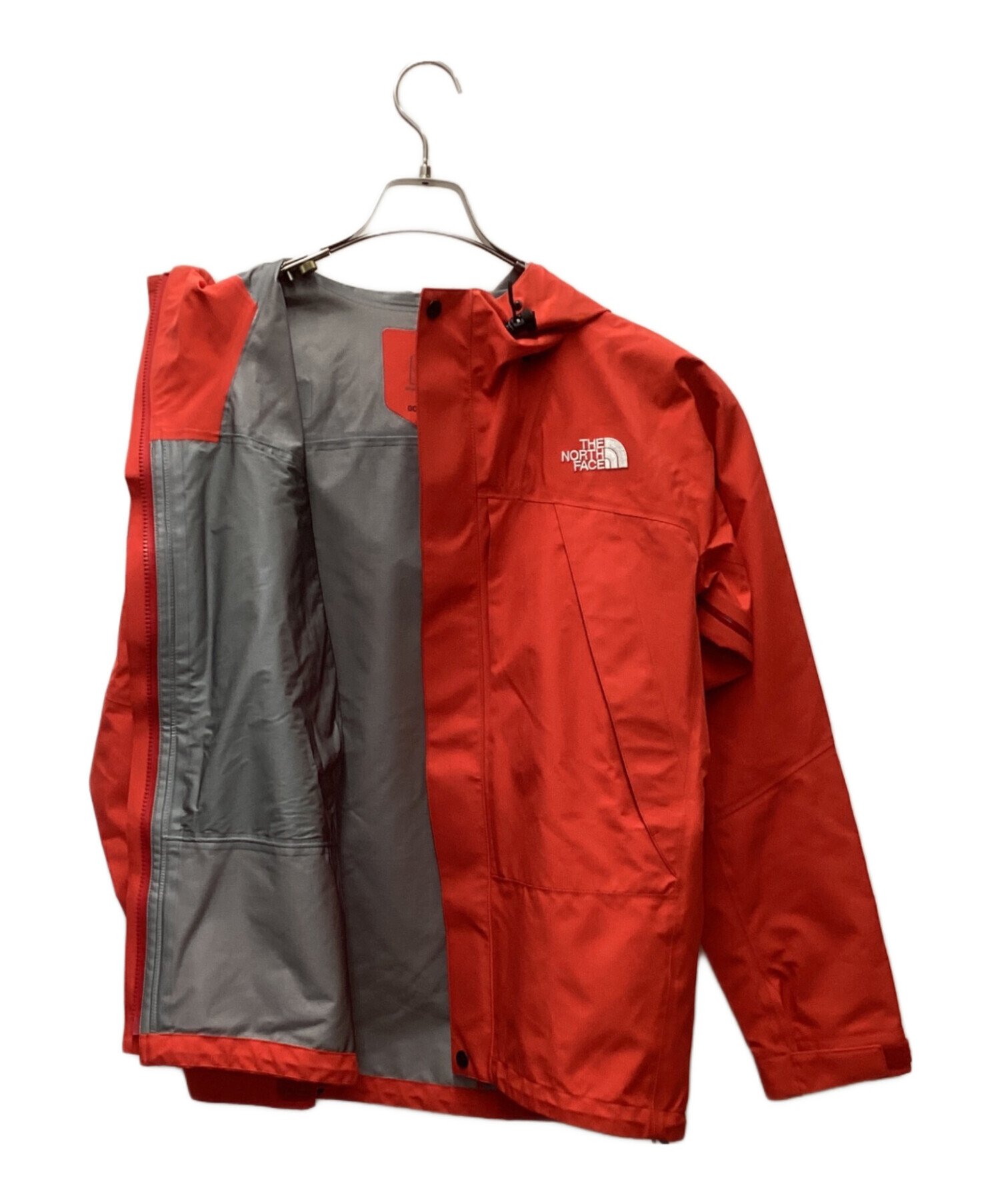 THE NORTH FACE フード付きジャケット 赤 中古・古着通販】THE NORTH FACE (ザ ノース フェイス) ナイロン
