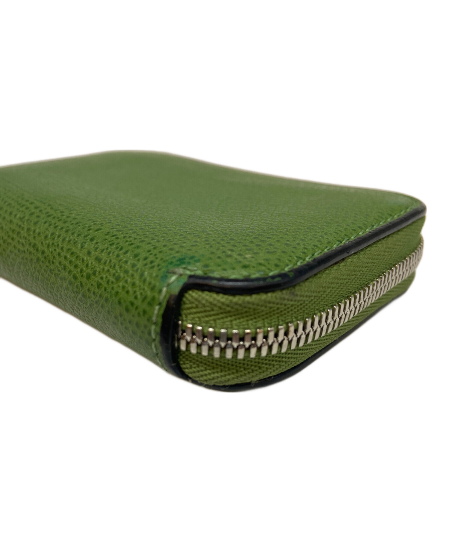 Valextra グリーン ケース 中古・古着通販】Valextra (ヴァレクストラ) カードケース グリーン