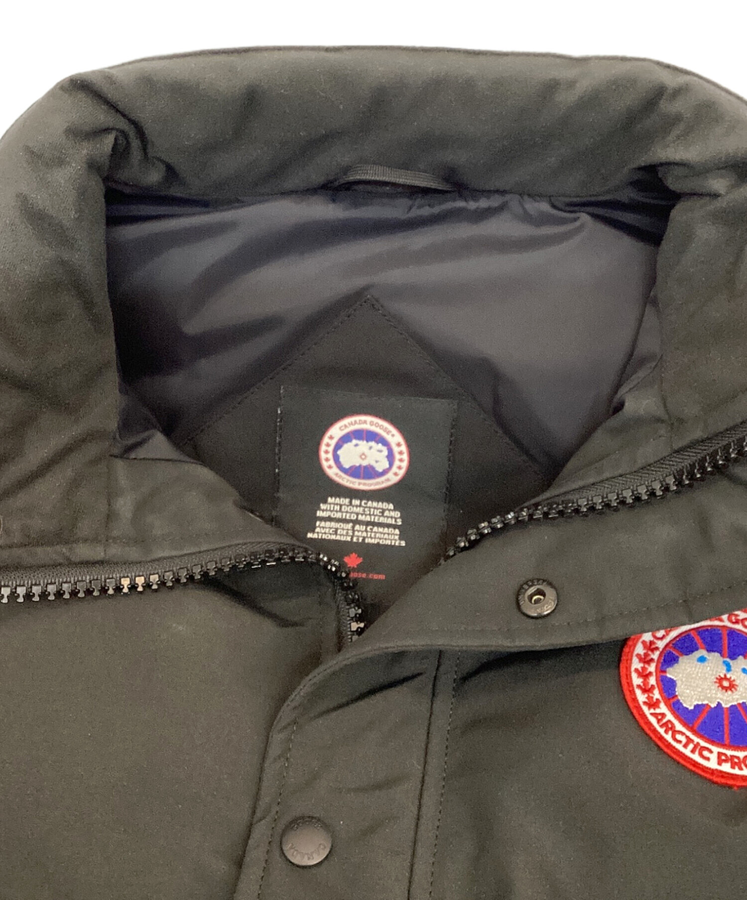 中古・古着通販】CANADA GOOSE (カナダグース) ダウンベスト ブラック
