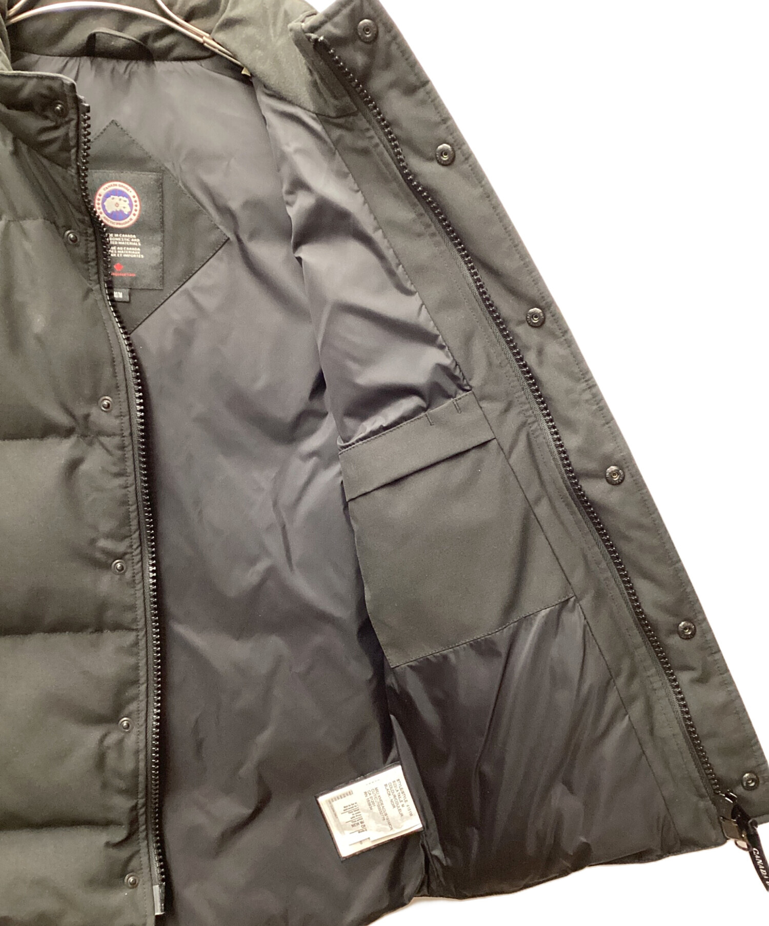 中古・古着通販】CANADA GOOSE (カナダグース) ダウンベスト ブラック