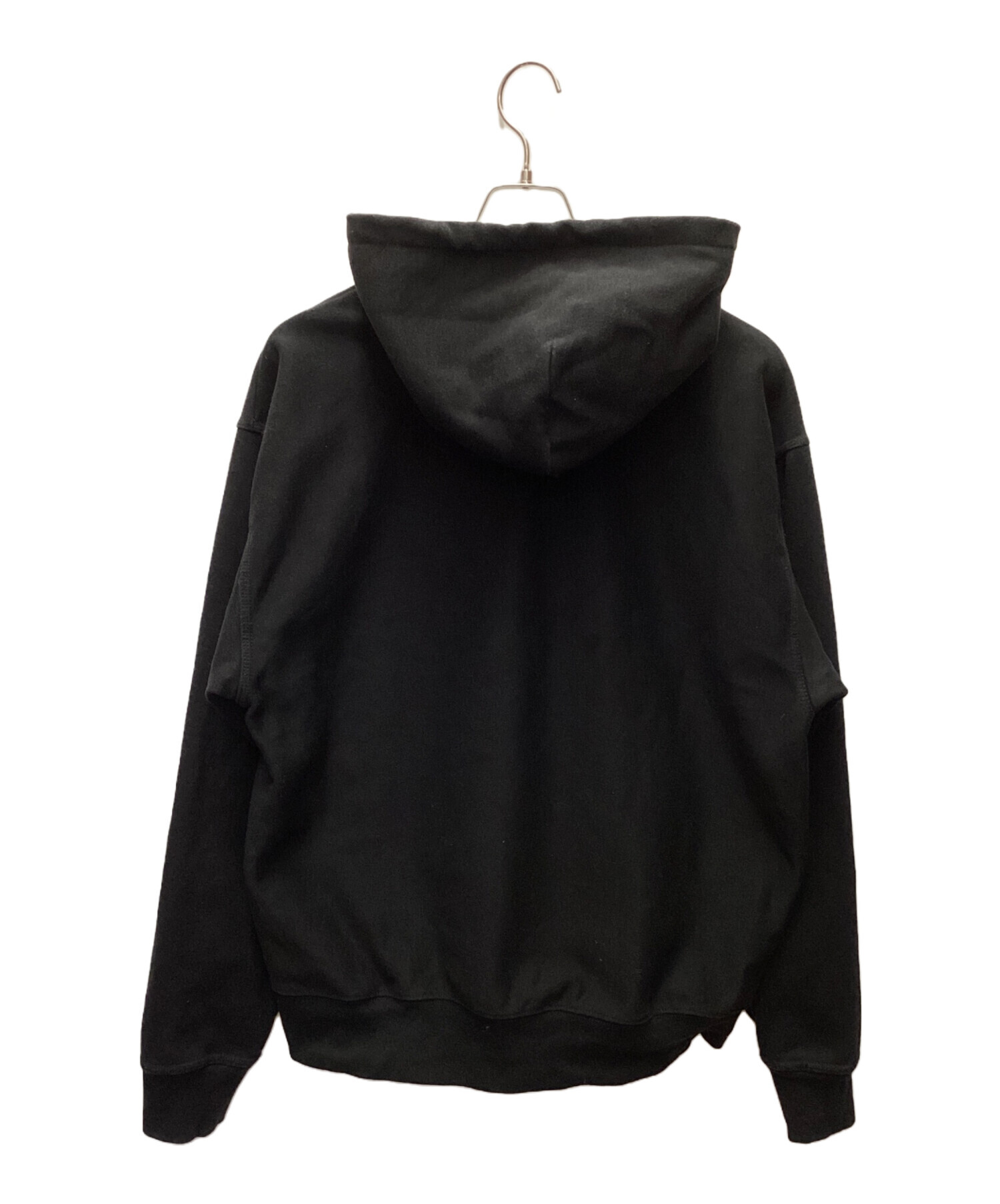 STUSSY Lサイズ BASIC プルオーバーパーカー 黒 STUSSY（ステューシー 