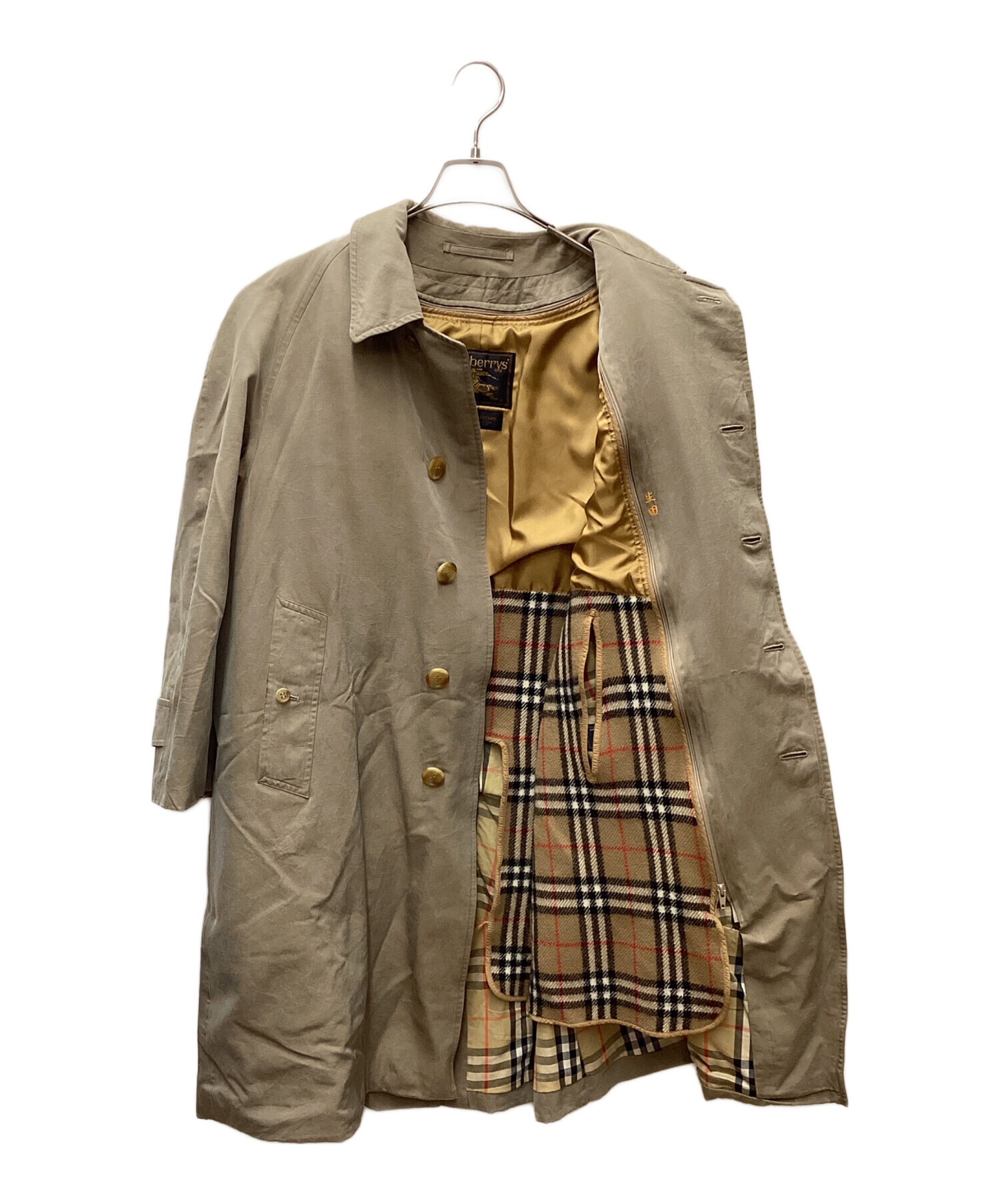 中古・古着通販】Burberry's (バーバリー) ステンカラーコート カーキ