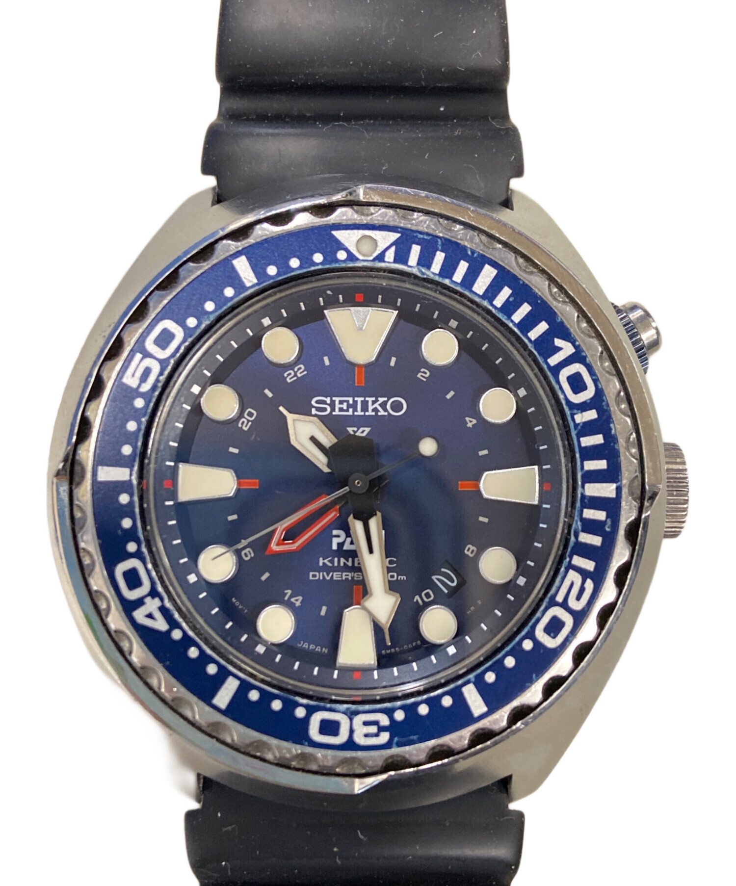 中古・古着通販】SEIKO (セイコー) ダイバーズウォッチ ネイビー 
