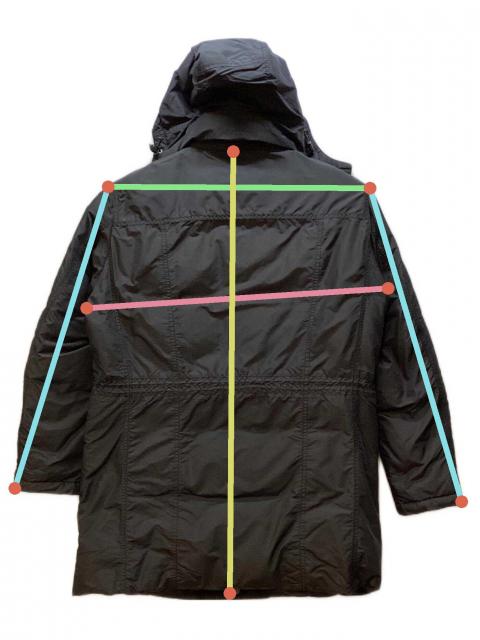 中古・古着通販】BURBERRY (バーバリー) ダウンジャケット ブラック