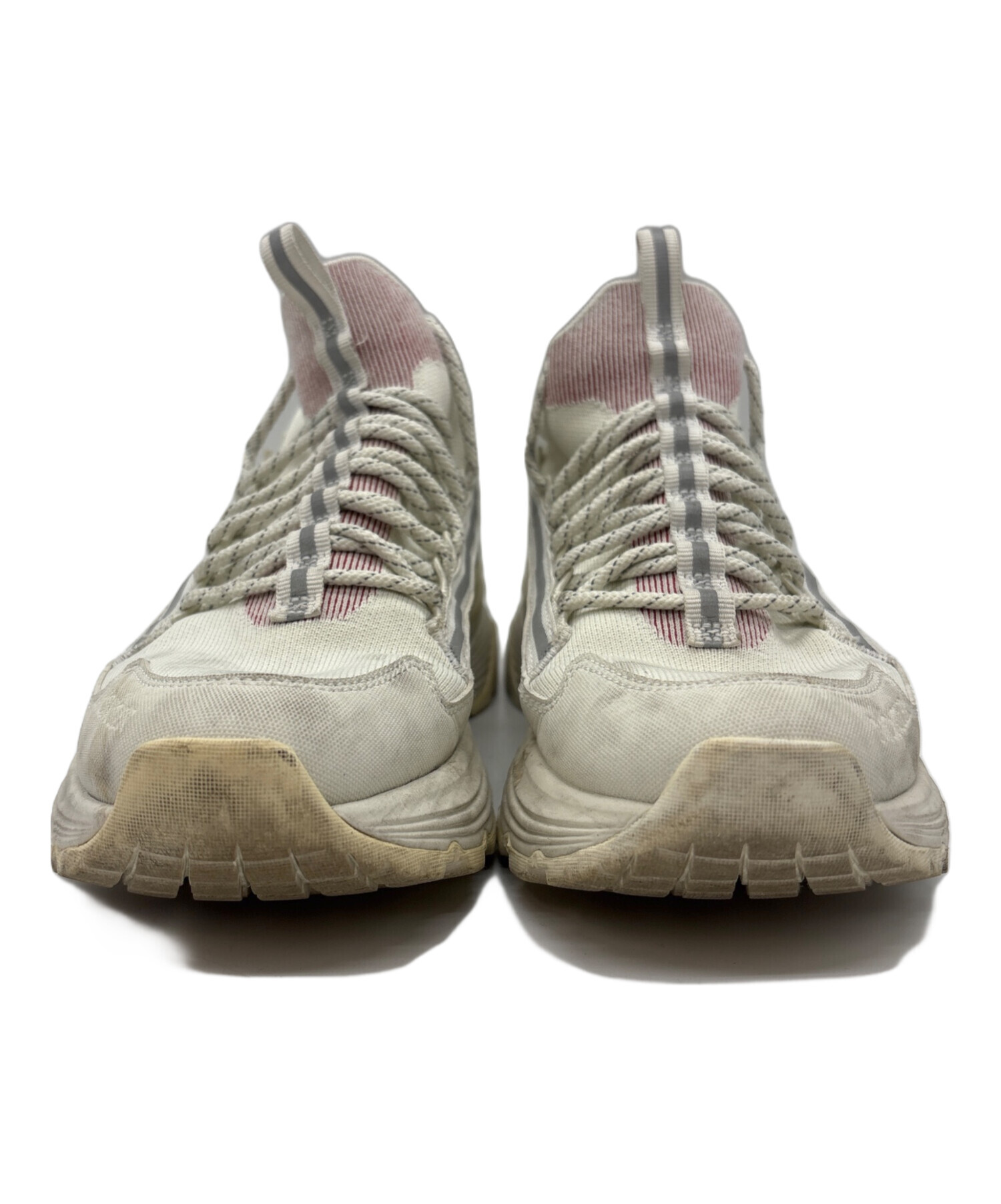 中古・古着通販】MONCLER (モンクレール) ソックススニーカー ホワイト