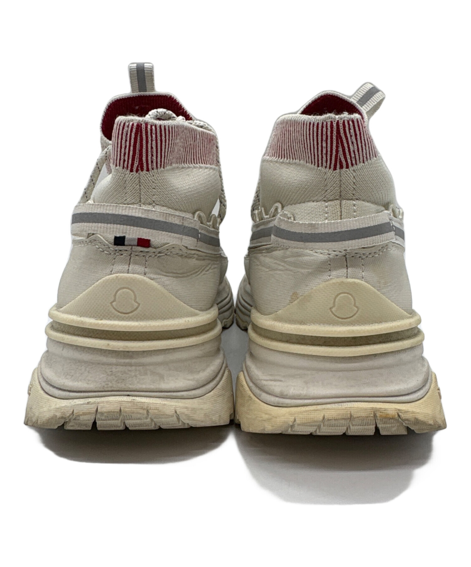 中古・古着通販】MONCLER (モンクレール) ソックススニーカー ホワイト