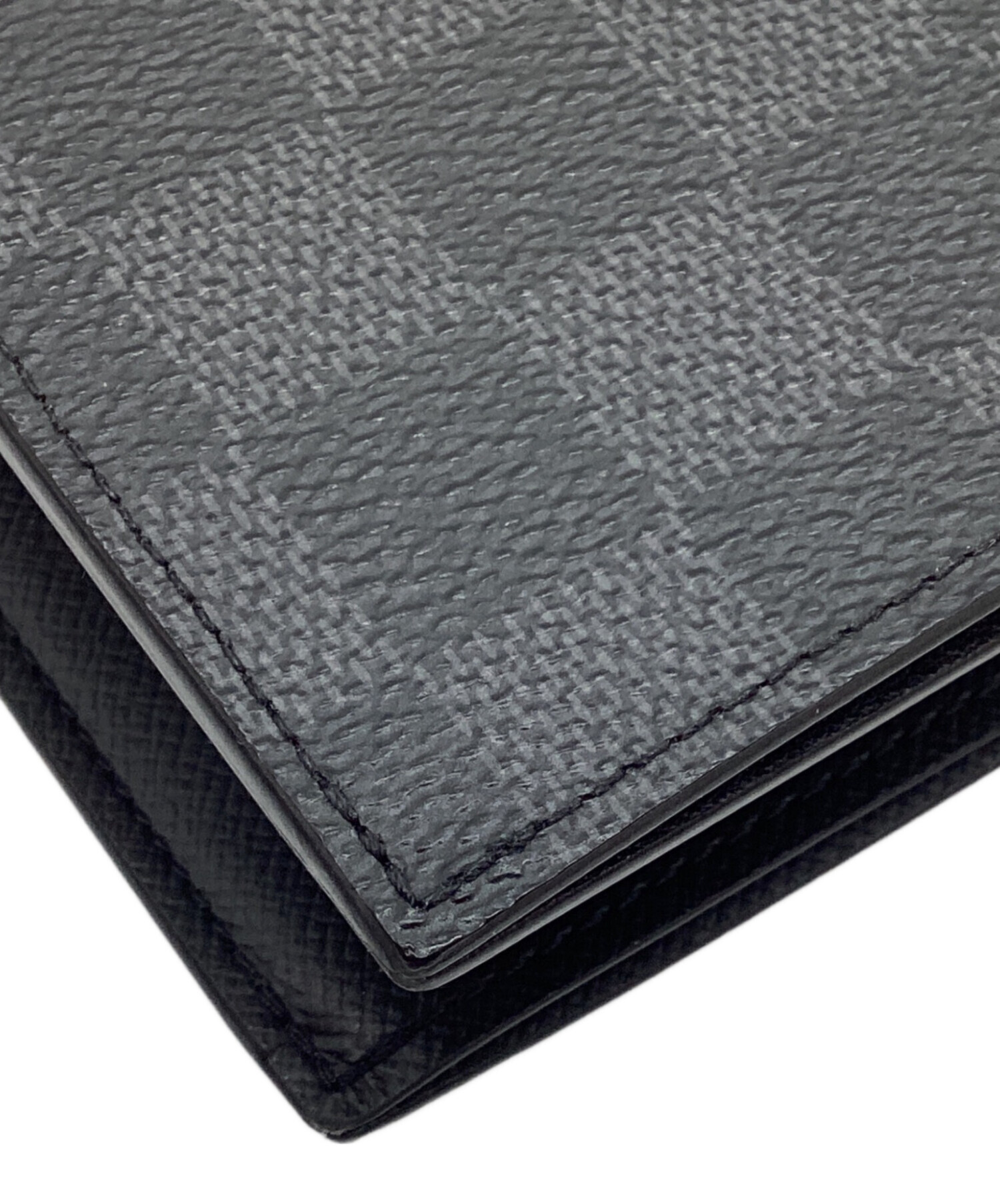中古・古着通販】LOUIS VUITTON (ルイ ヴィトン) 2つ折り財布/ダミエ 中古・古着通販】LOUIS VUITTON (ルイ ヴィトン) 2つ折り財布/ダミエ