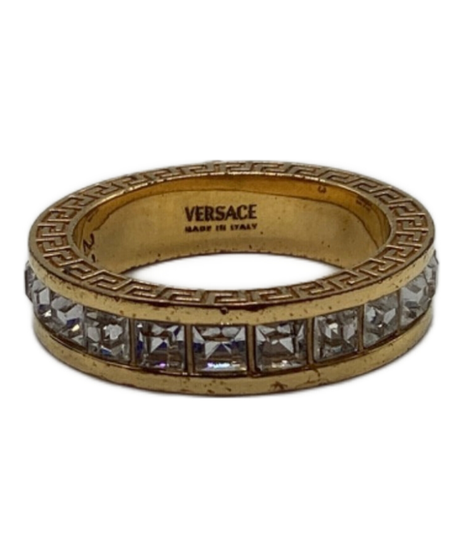 中古・古着通販】VERSACE (ヴェルサーチェ) リング ゴールド サイズ:23 