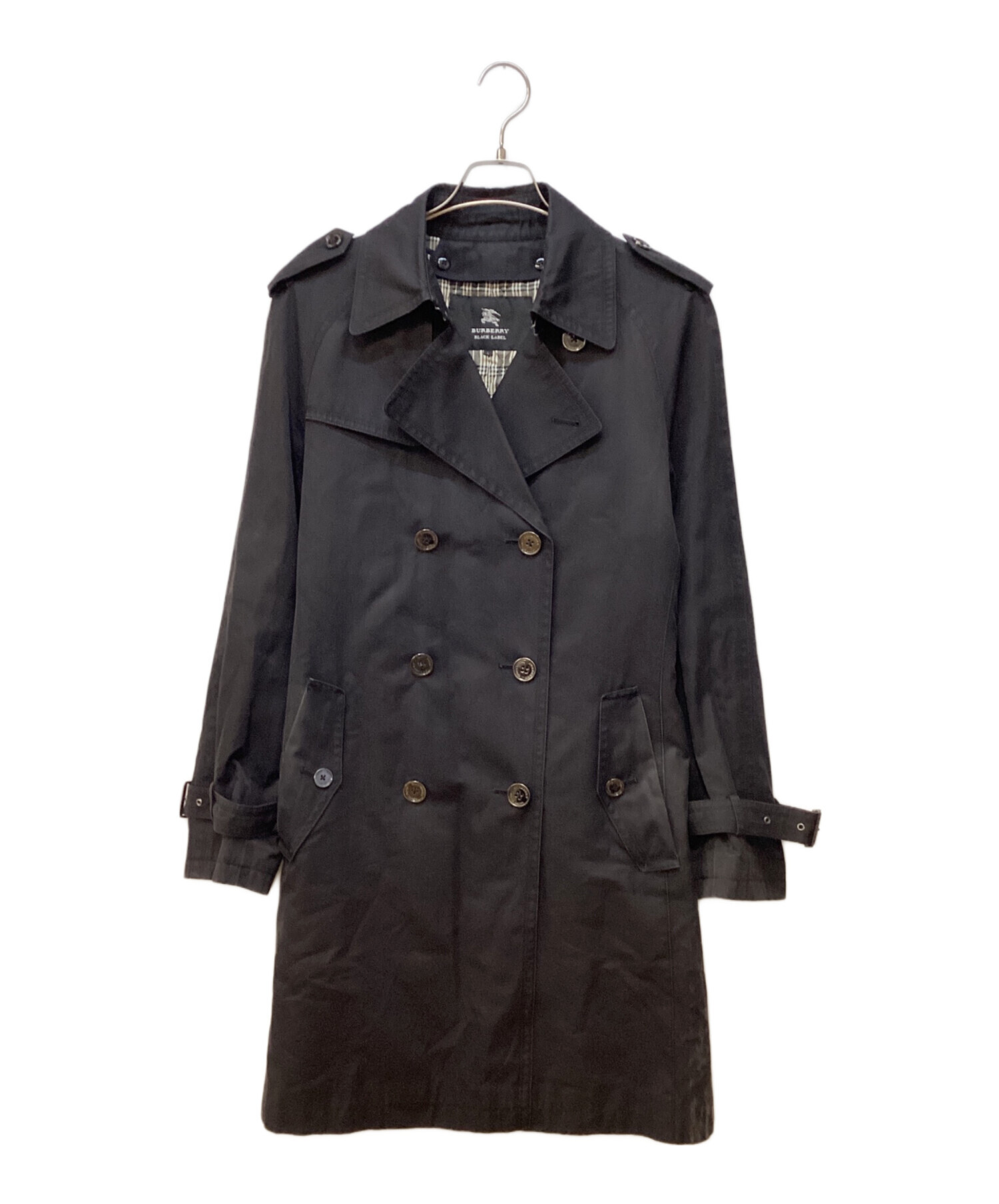 Burberry ブラック トレンチコート　古着 中古・古着通販】BURBERRY BLACK LABEL (バーバリーブラックレーベル