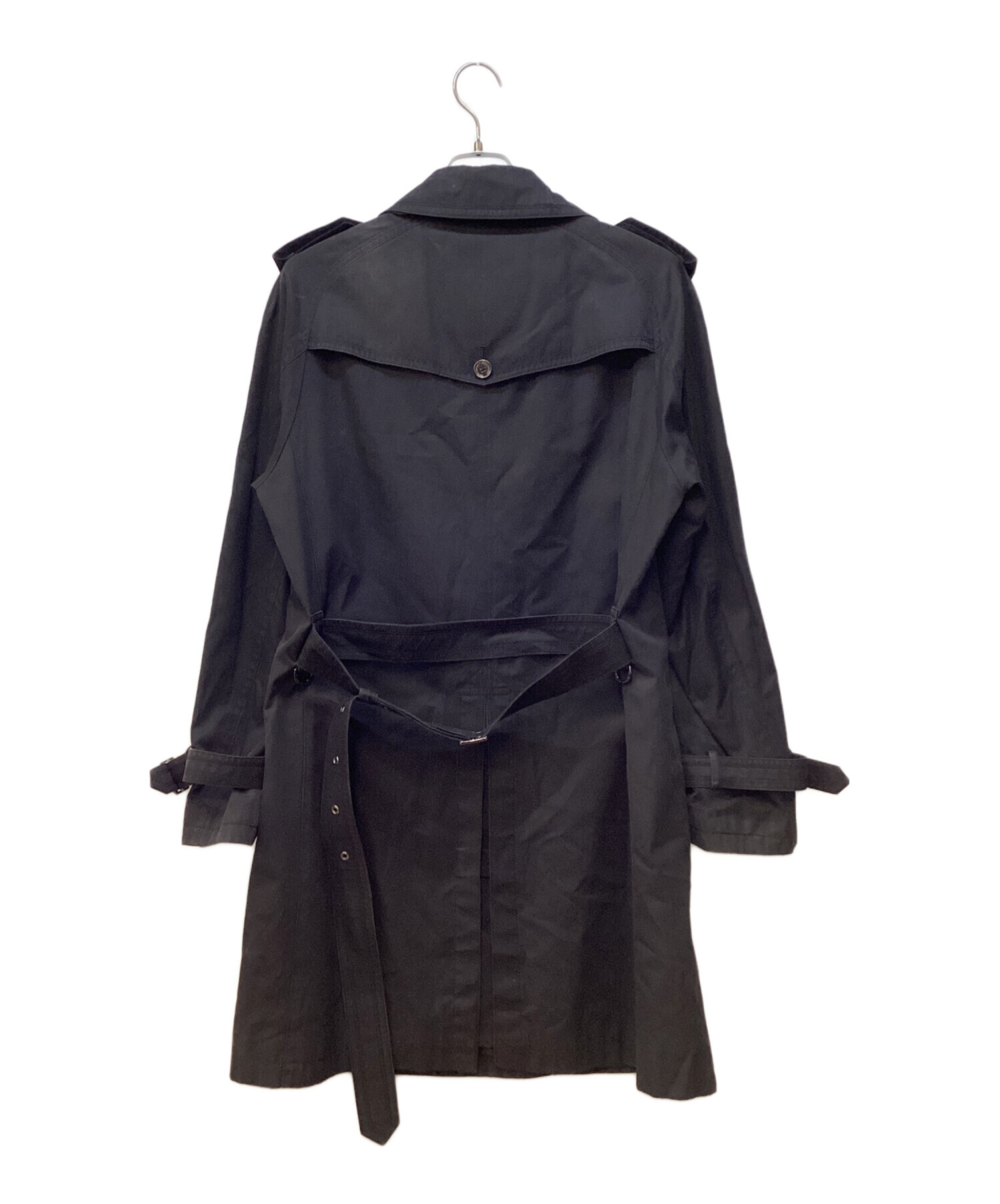 Burberry's トレンチコート　blackロングコート古着vintage Burberry(バーバリー) トレンチコート ブラック襟 - Lubb