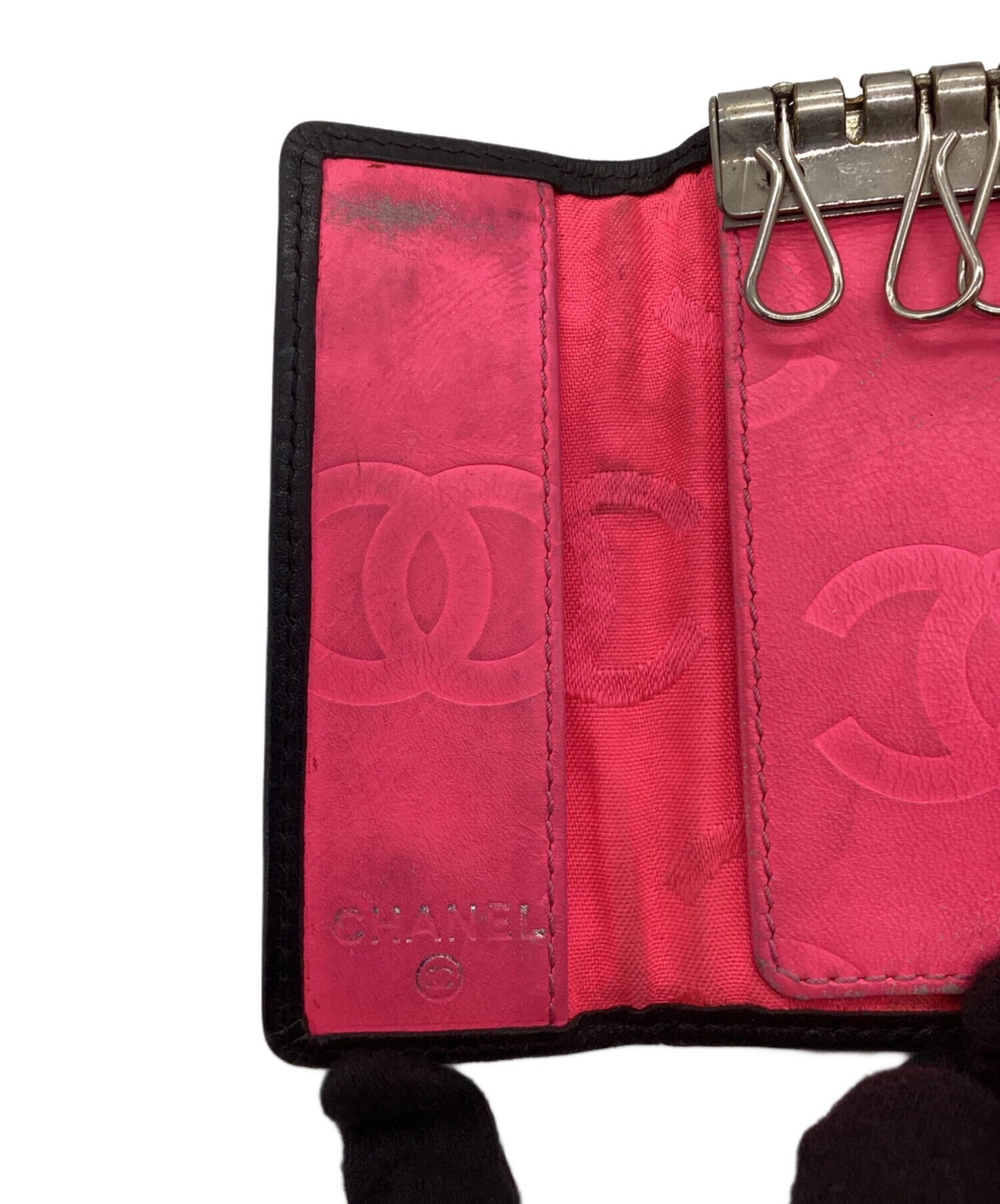 中古・古着通販】CHANEL (シャネル) キーケース ブラック|ブランド 中古・古着通販】CHANEL (シャネル) キーケース ブラック|ブランド