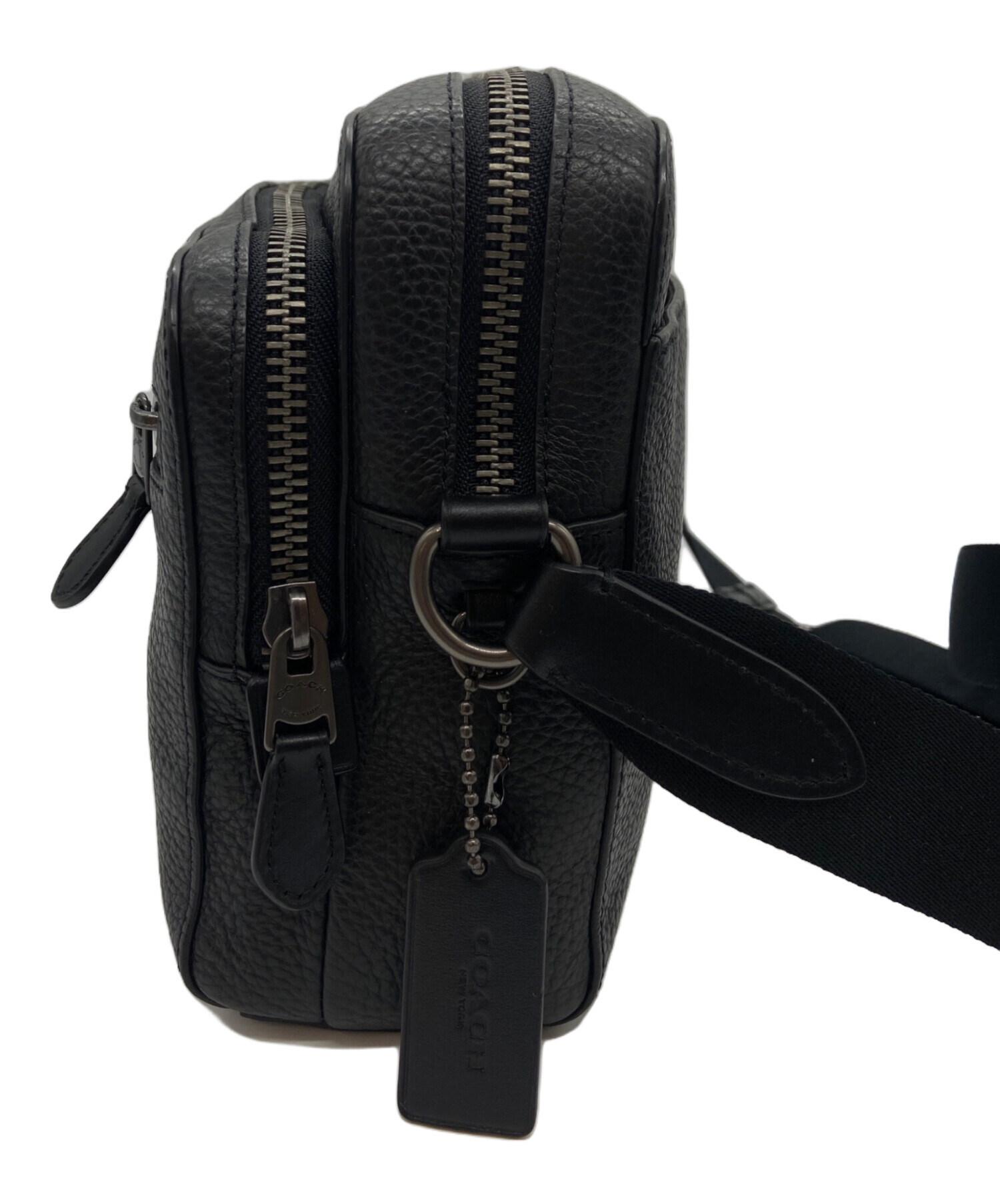 中古・古着通販】COACH (コーチ) ショルダーバッグ ブラック｜ブランド 