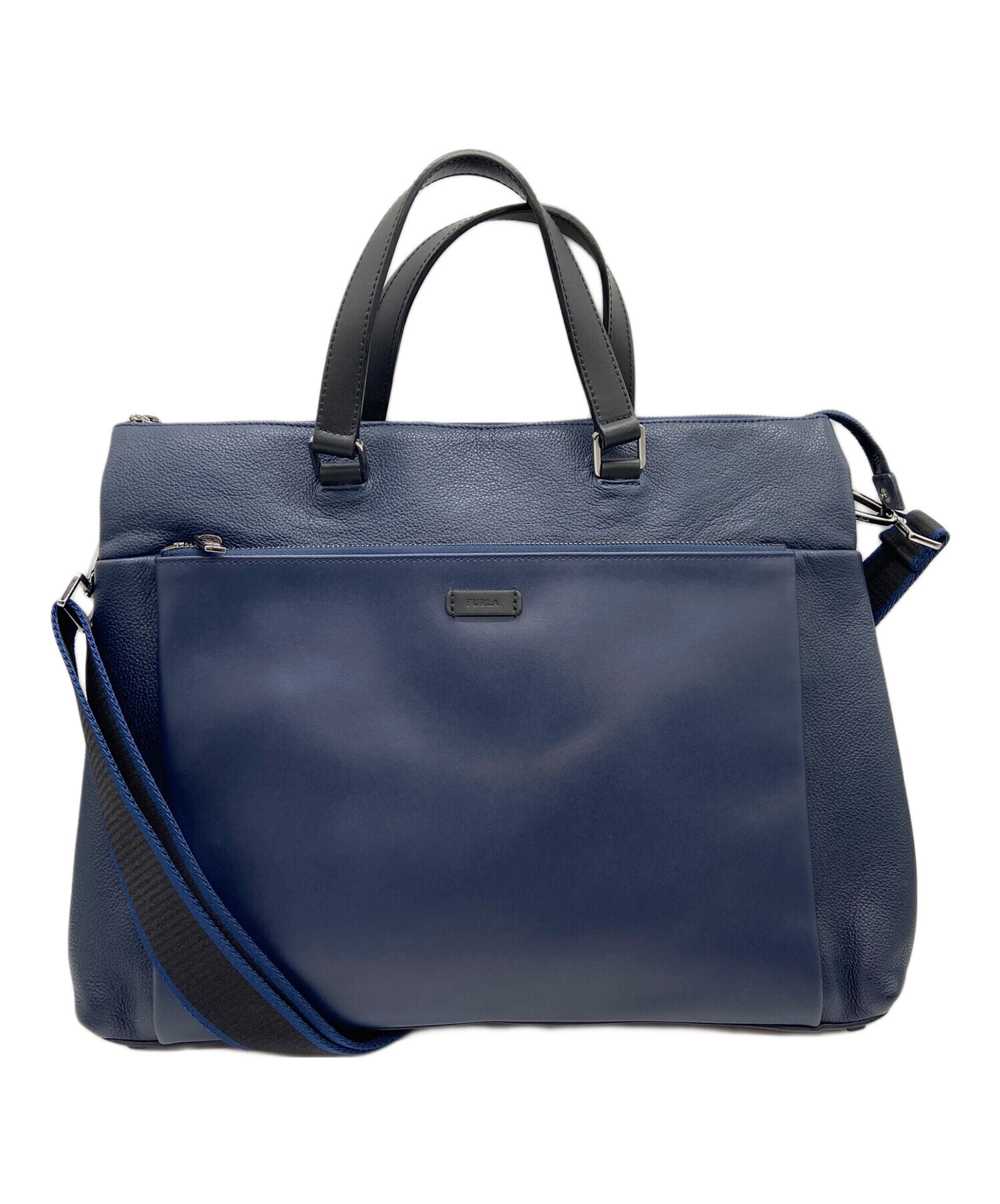 中古・古着通販】FURLA (フルラ) 2WAYショルダーバッグ ネイビー