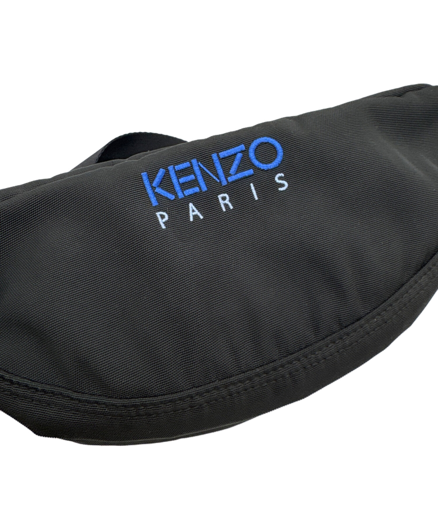KENZOブラック ウエストポーチ 新品未使用品 中古・古着通販】KENZO (ケンゾー) ウエストポーチ ブラック｜ブランド