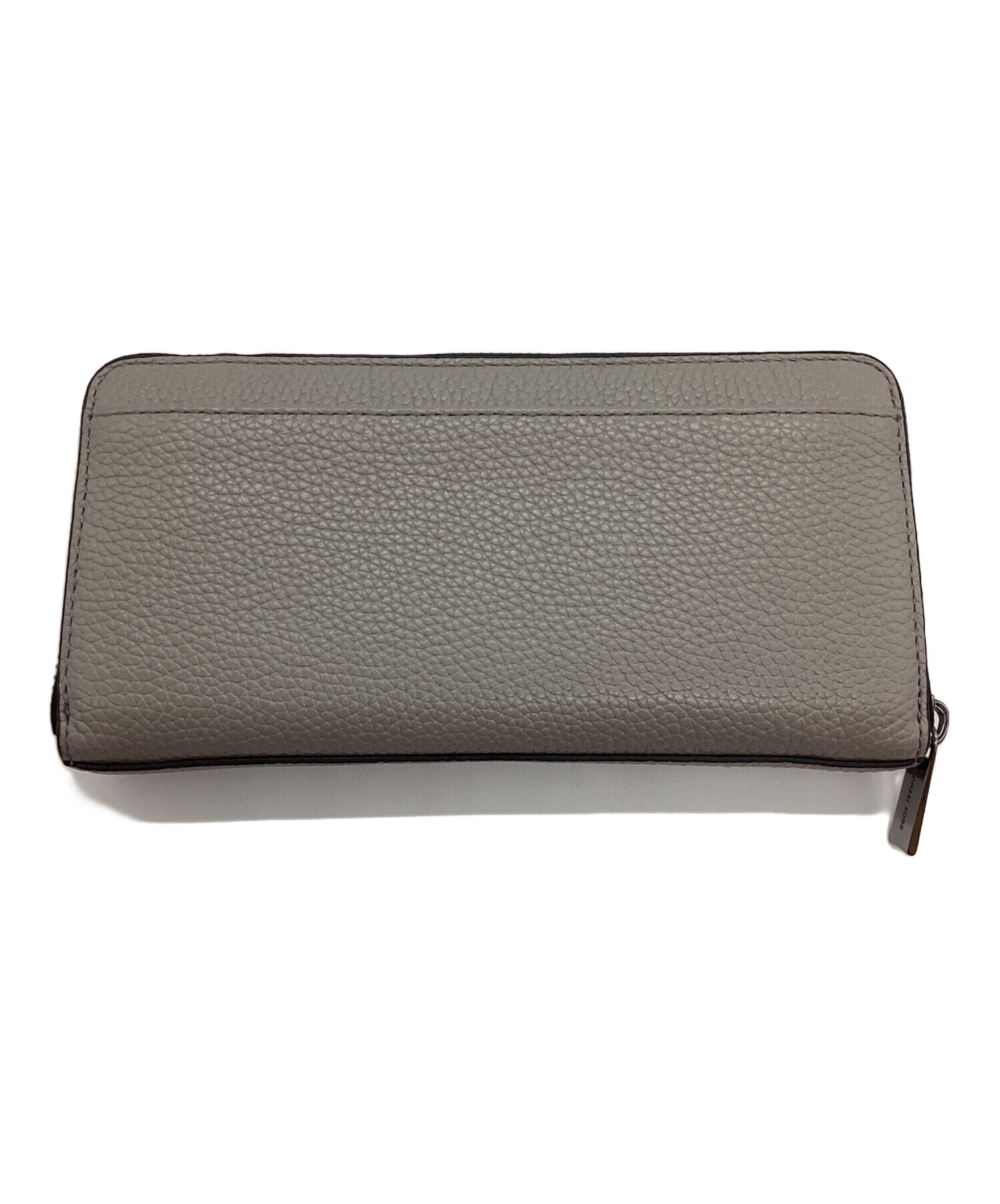 週末セール★マイケルコースMK　長財布　グレー/スタッド 中古・古着通販】MICHAEL KORS (マイケル・コース) 長財布 グレー